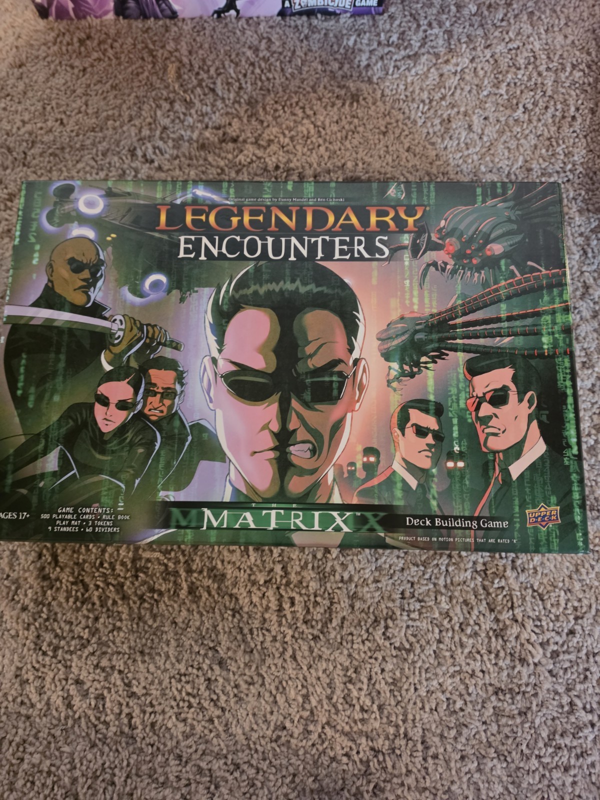 Legendary Encounters The Matrix Deck Building Game for 5 Players