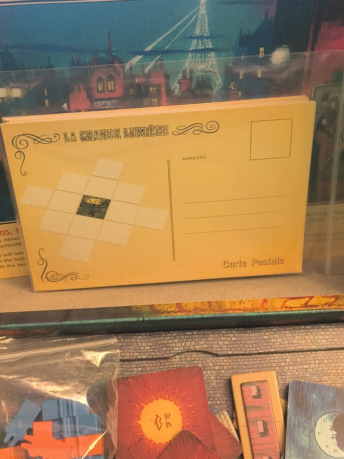 Paris La Cite de la Lumiere Game by Devir Americas 2 Player City of Lights