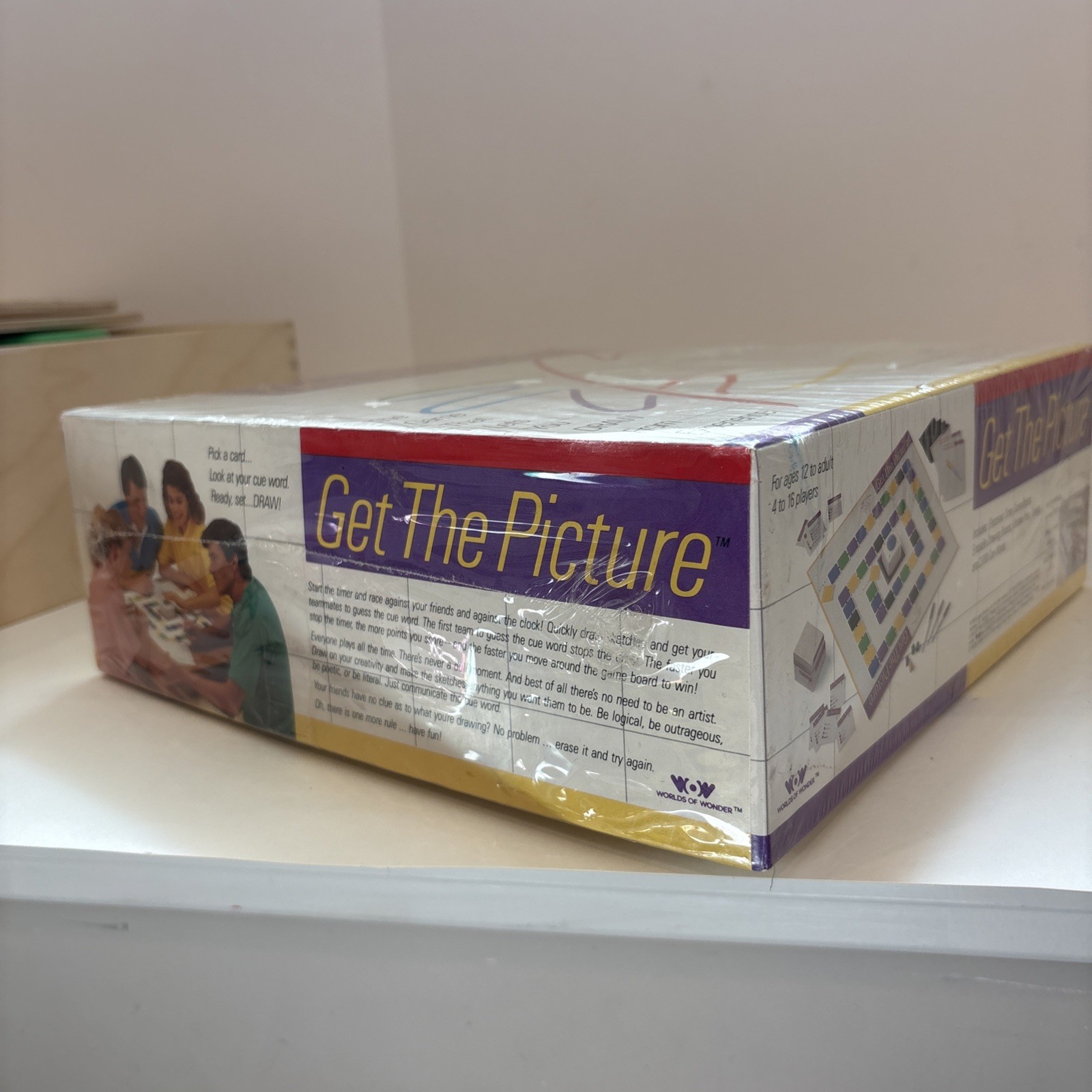 Get the Picture 1987 Board Game – Worlds of Wonder – NEW SEALED