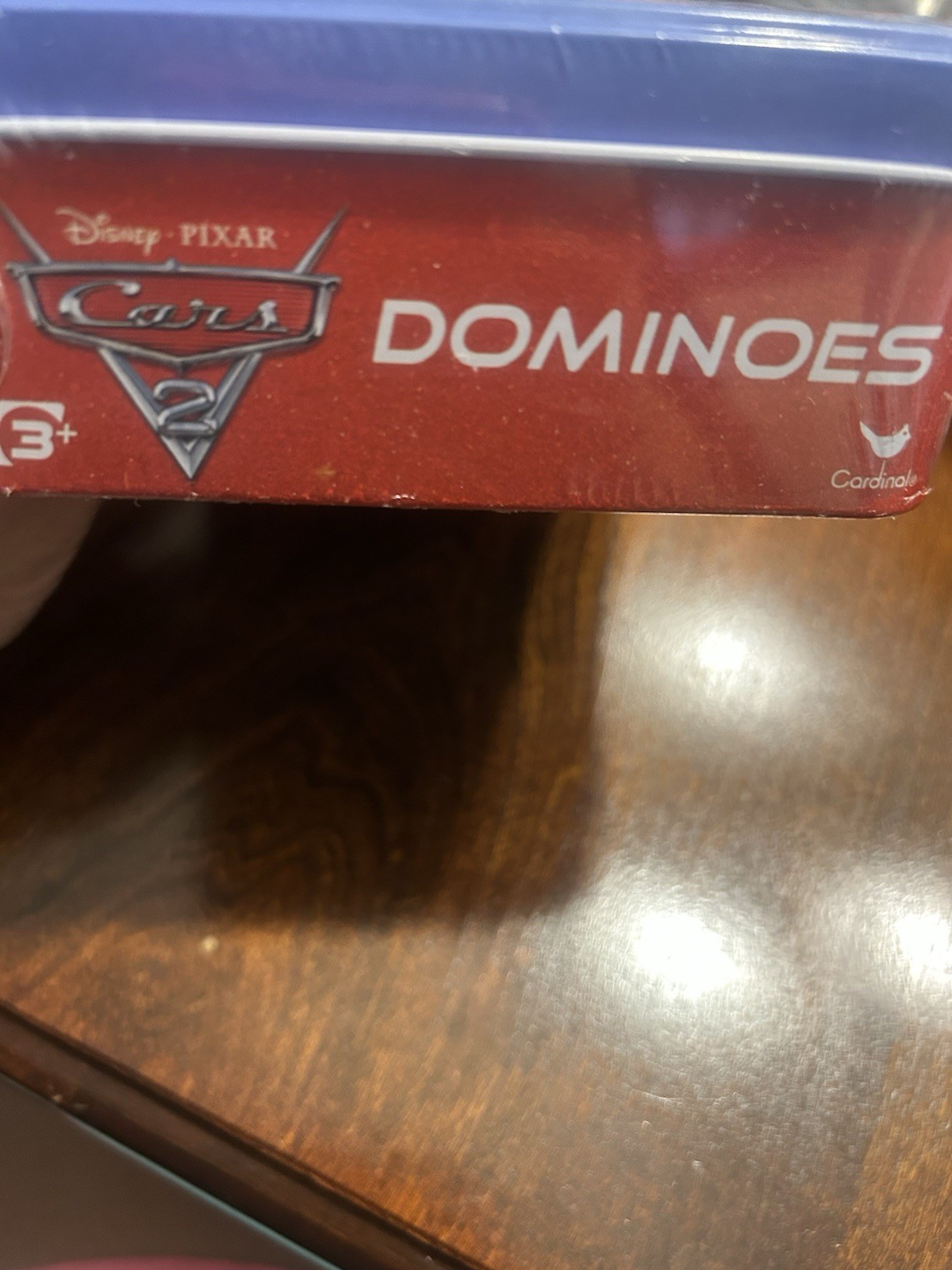 Cardinal Disney Pixar Cars 2 Dominoes Tin Set 28 Plastic Pieces Ages 3+