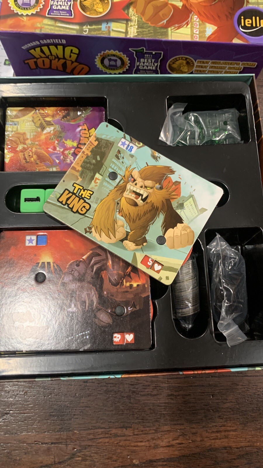 King of Tokyo Board Game IELLO Richard Garfield 2014 – Complete New Open Box