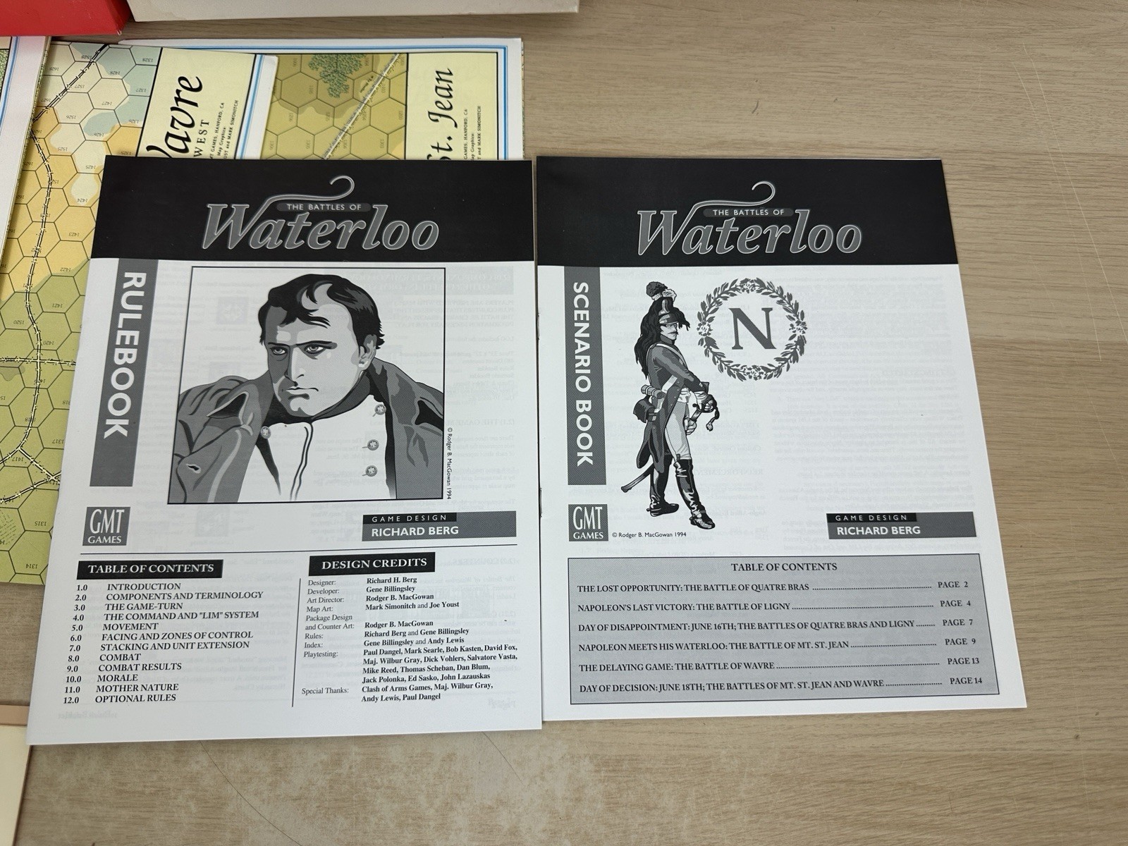 GMT Games – The Battles of Waterloo – 1994 War Game – NEW, Unpunched & Unplayed