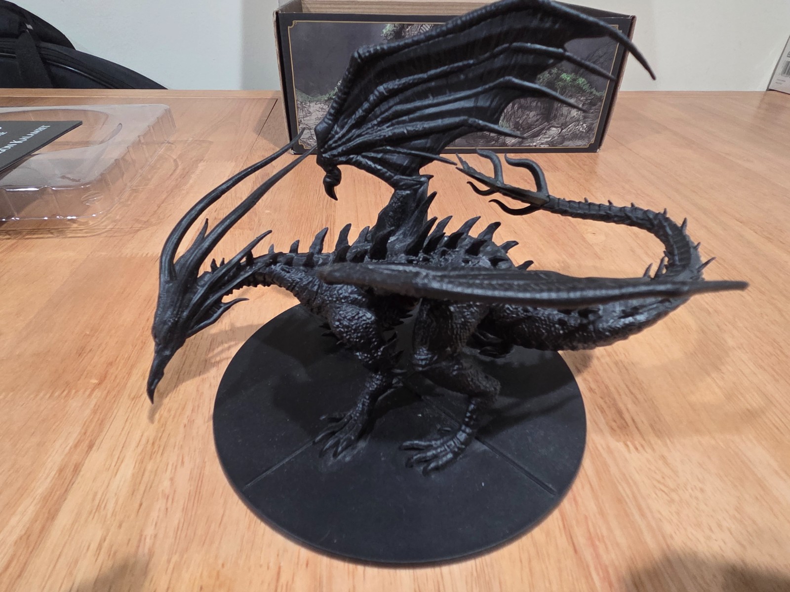 Dark Souls Board Game Black Dragon Kalameet Expansion – PAINTED MINI – unplayed