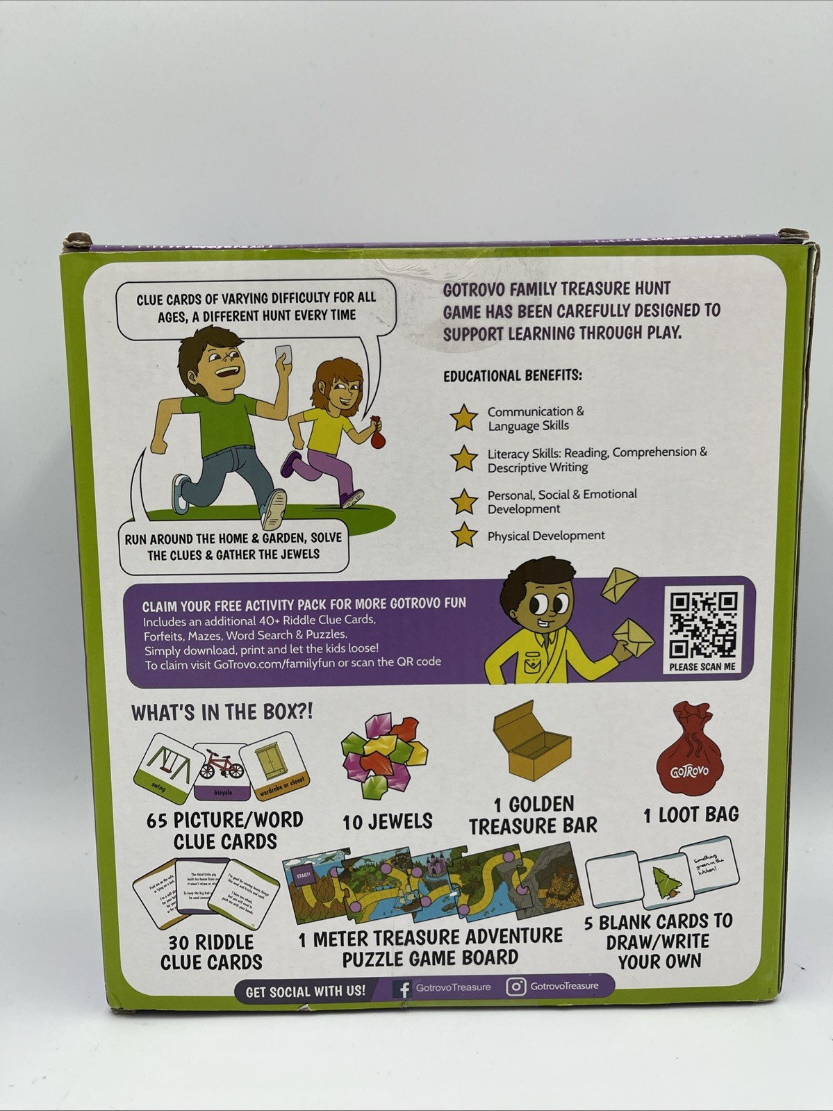 The Family Treasure Hunt Game! • Moms Choice Award Winner • Complete • Very Good