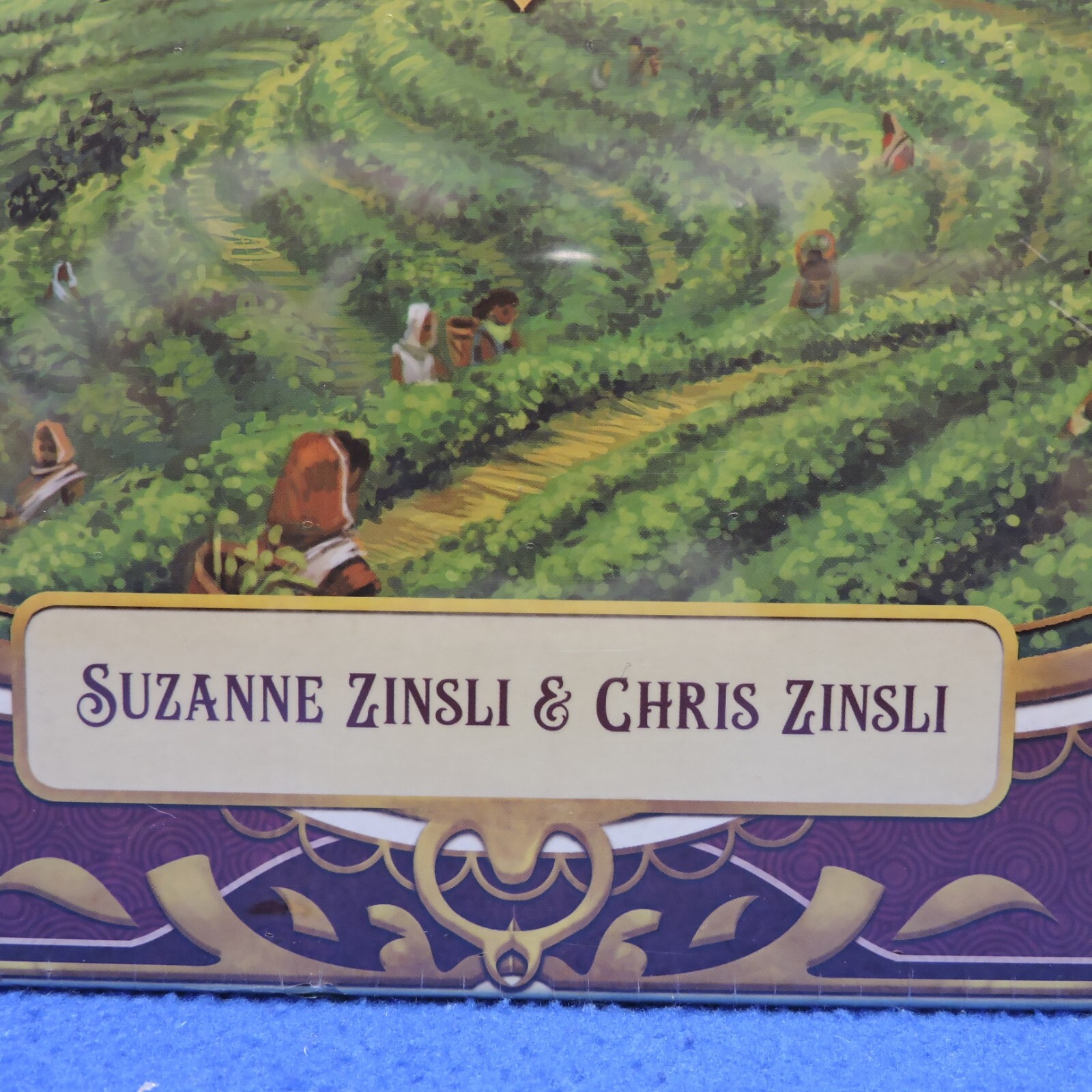 Ceylon Board Game. (Plant Harvest and ship teas). Suzanne and Chris Zinsli. 2018