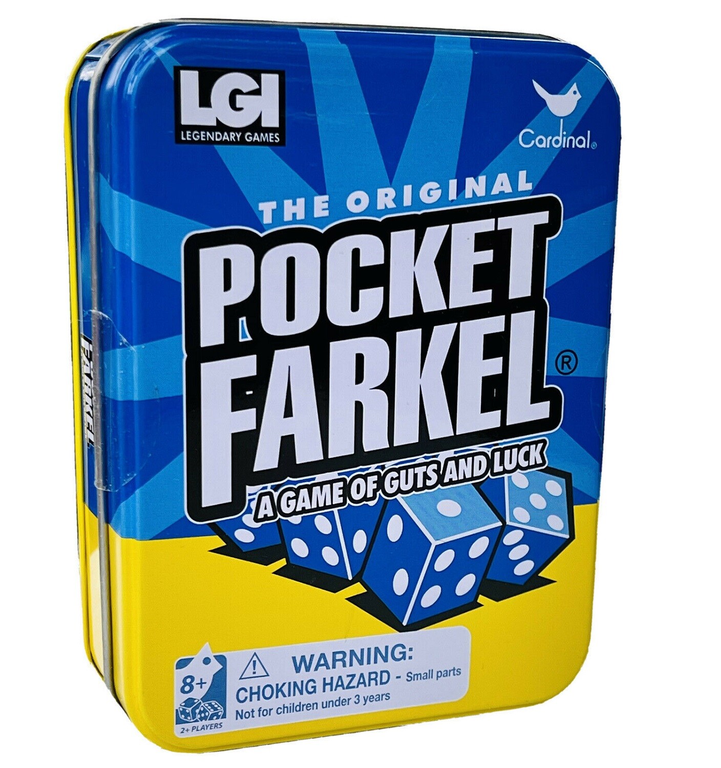 LOT OF 4 – The Original Pocket Farkel A Game of Guts and Luck Dice Travel Size