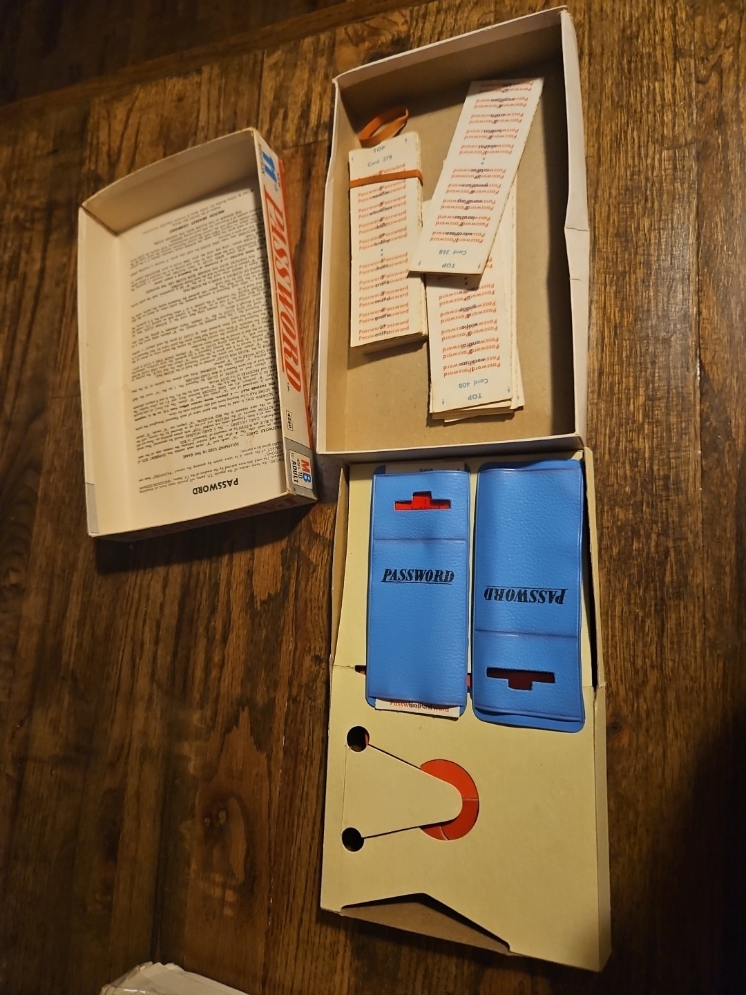 Milton Bradley Password Game Eleventh Edition 1970 Vintage, Complete Set