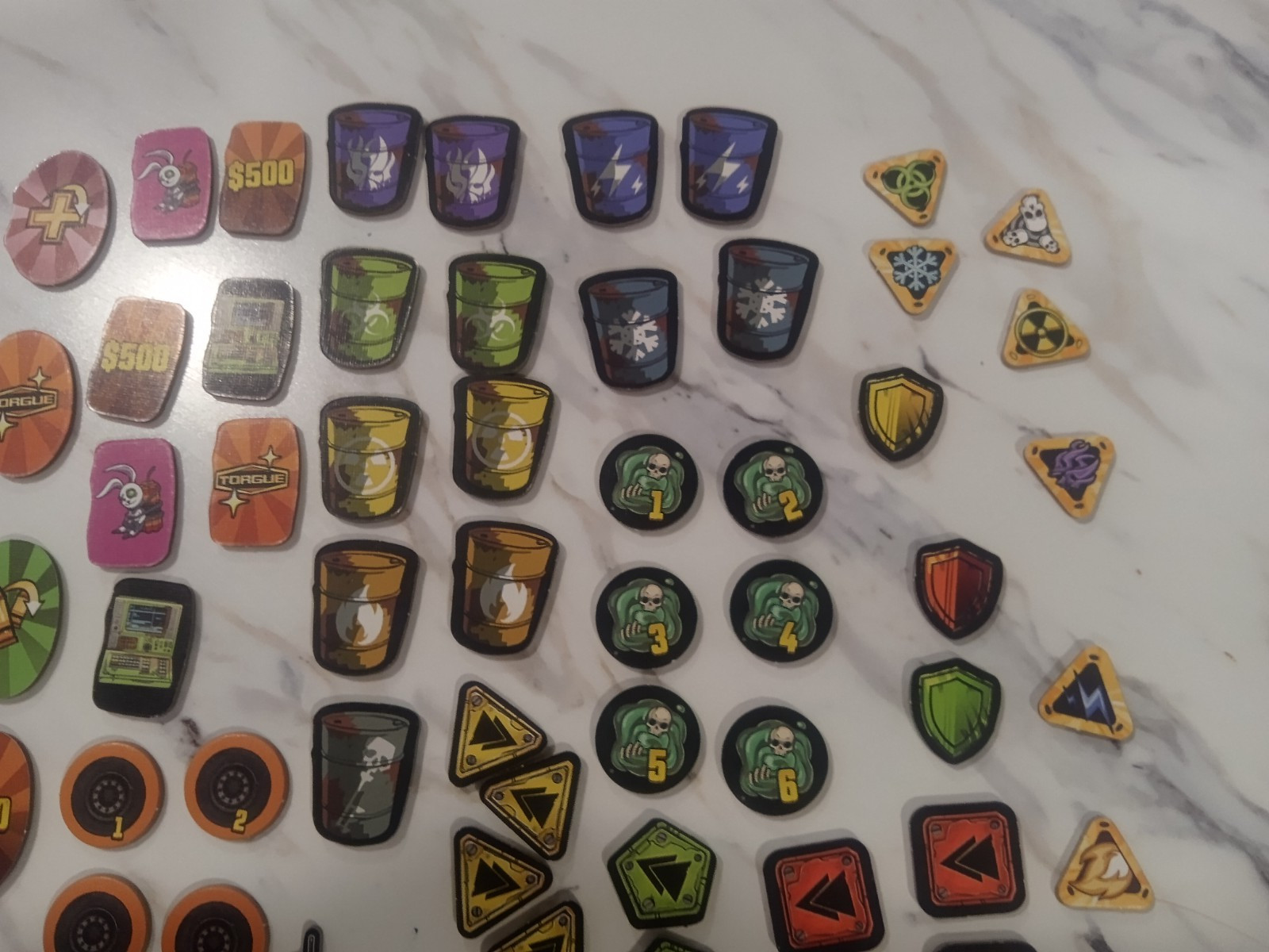 Borderlands Mister Torgue’s Arena Of Badassery Board Game Tokens MFC
