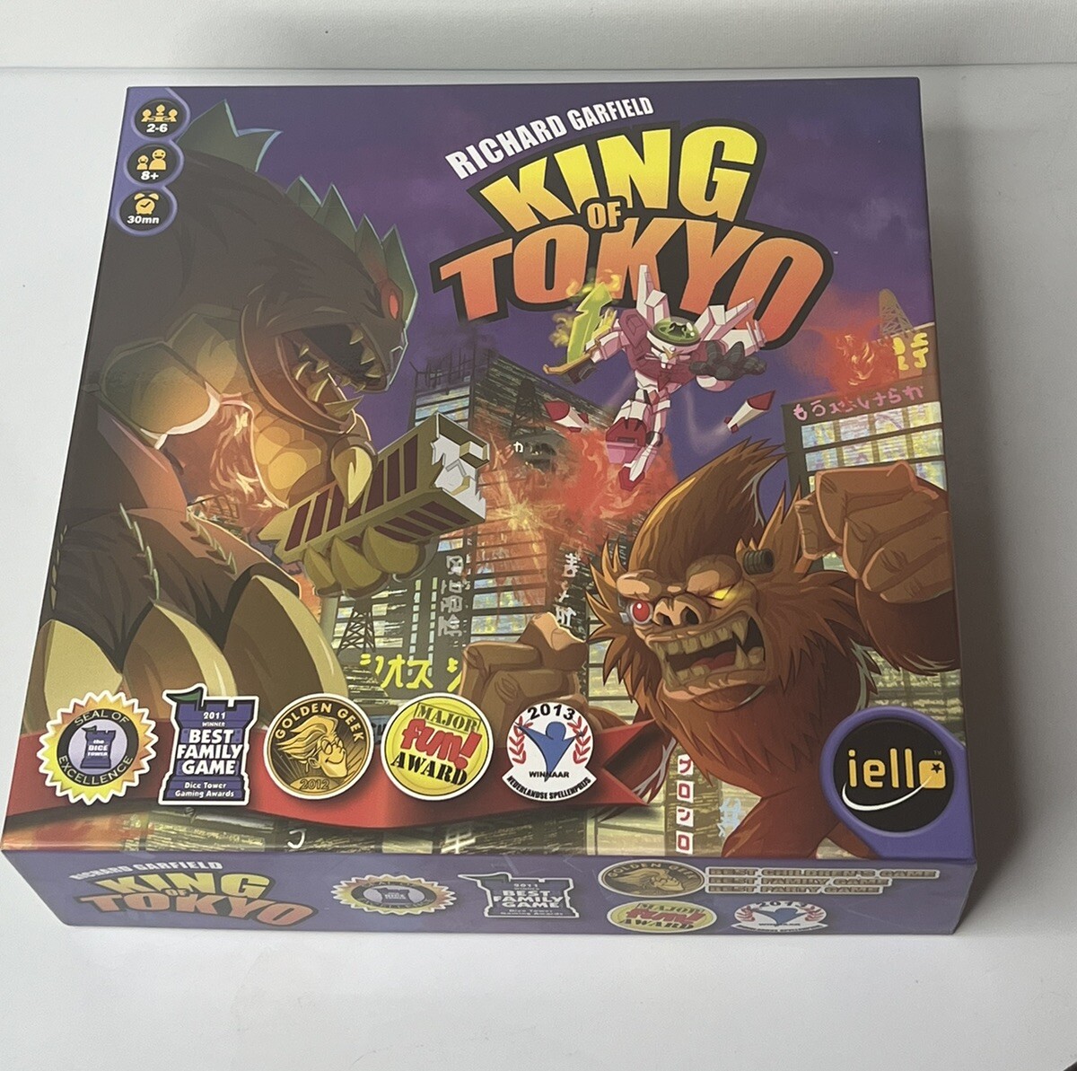 King of Tokyo Richard Garfield Iello Complete Board Game