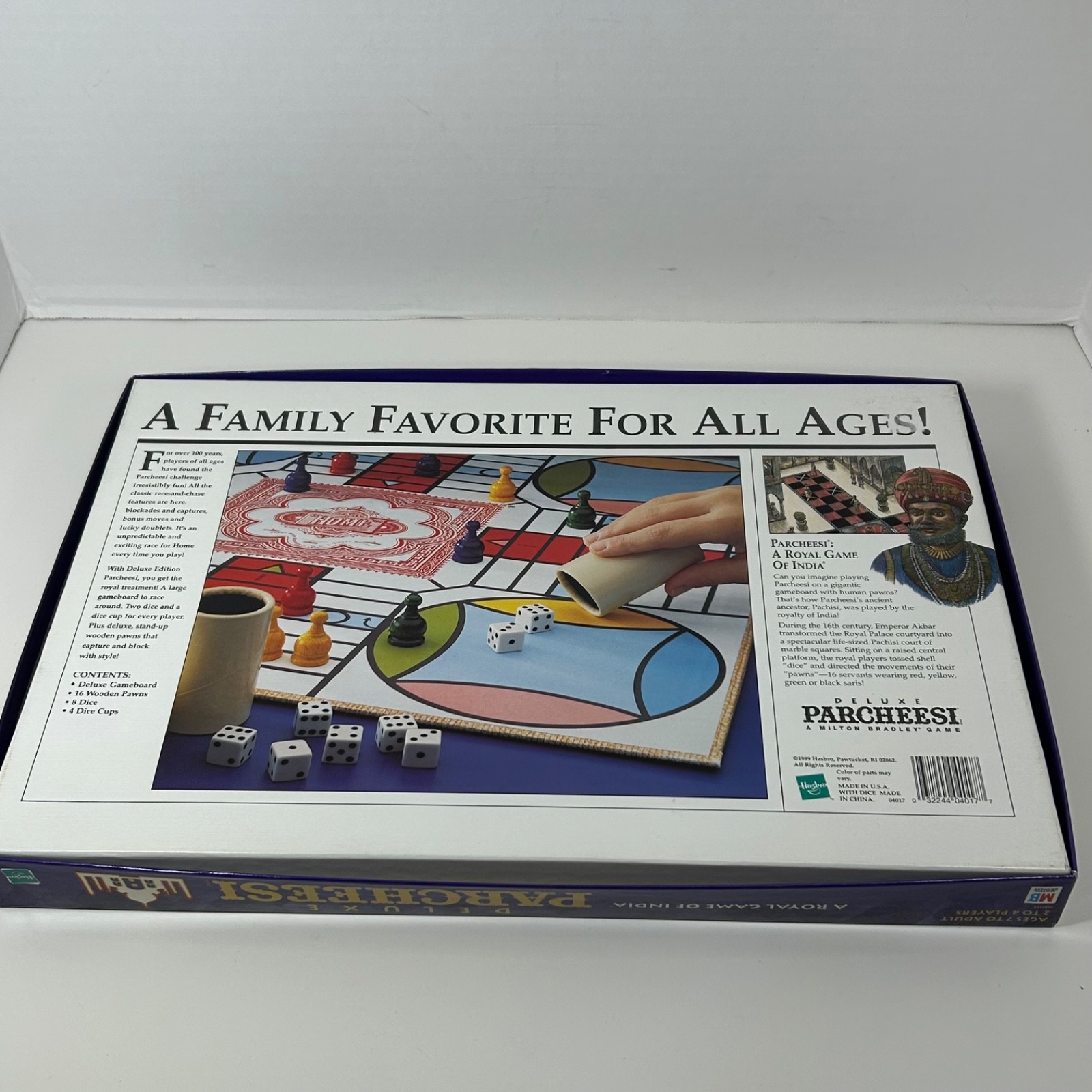 Vintage 1999 Deluxe Parcheesi COMPLETE Milton Bradley Classic Strategy