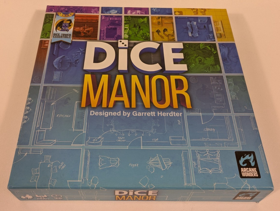 Dice Manor Arcane Wonders Board Game Complete Dice Tower Garrett Herdter