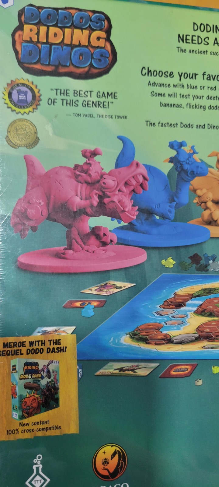 Dodos Riding Dinos Board Game- Brand New Sealed