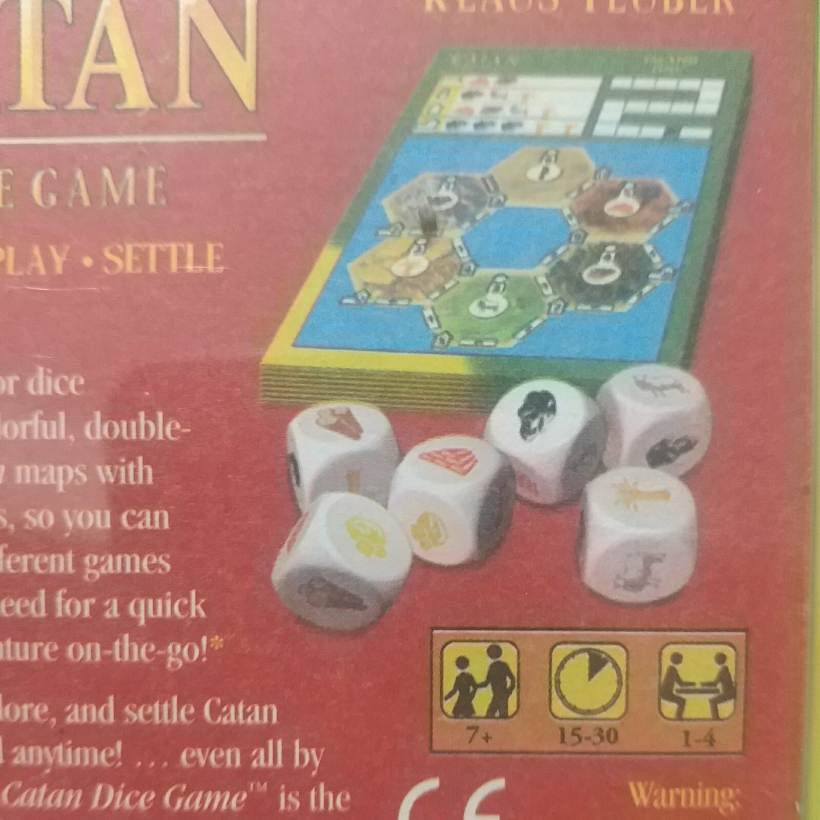 Settlers of Catan Dice Game-Klaus Teuber-CN3120-New, sealed