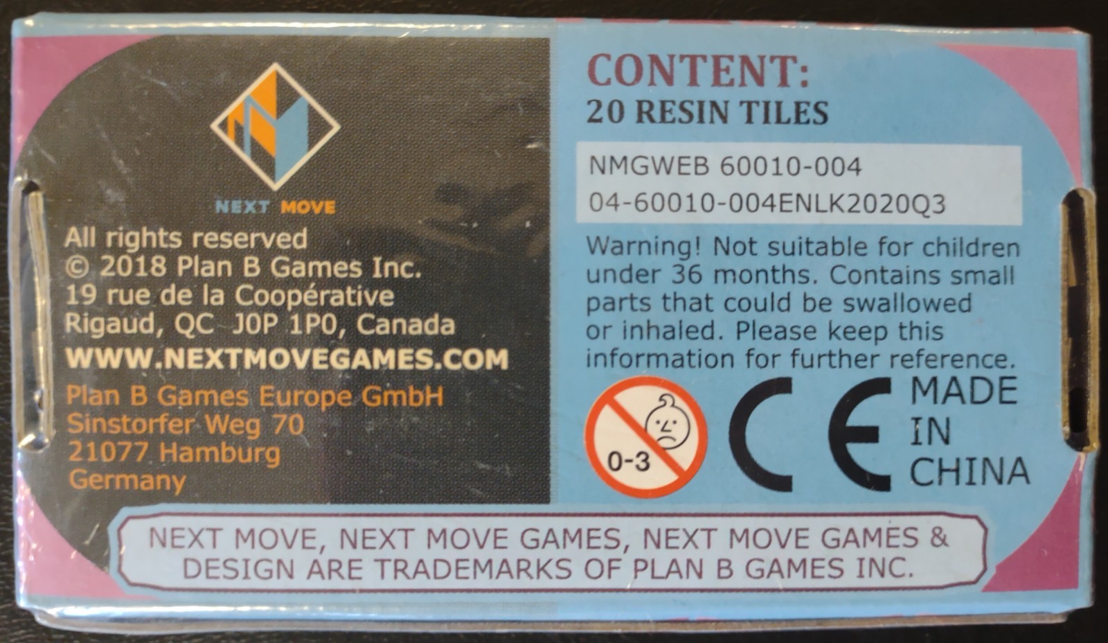 AZUL Board Game PROMO TILE SET 2 Sealed New MICHAEL KIESLING Next Move Games