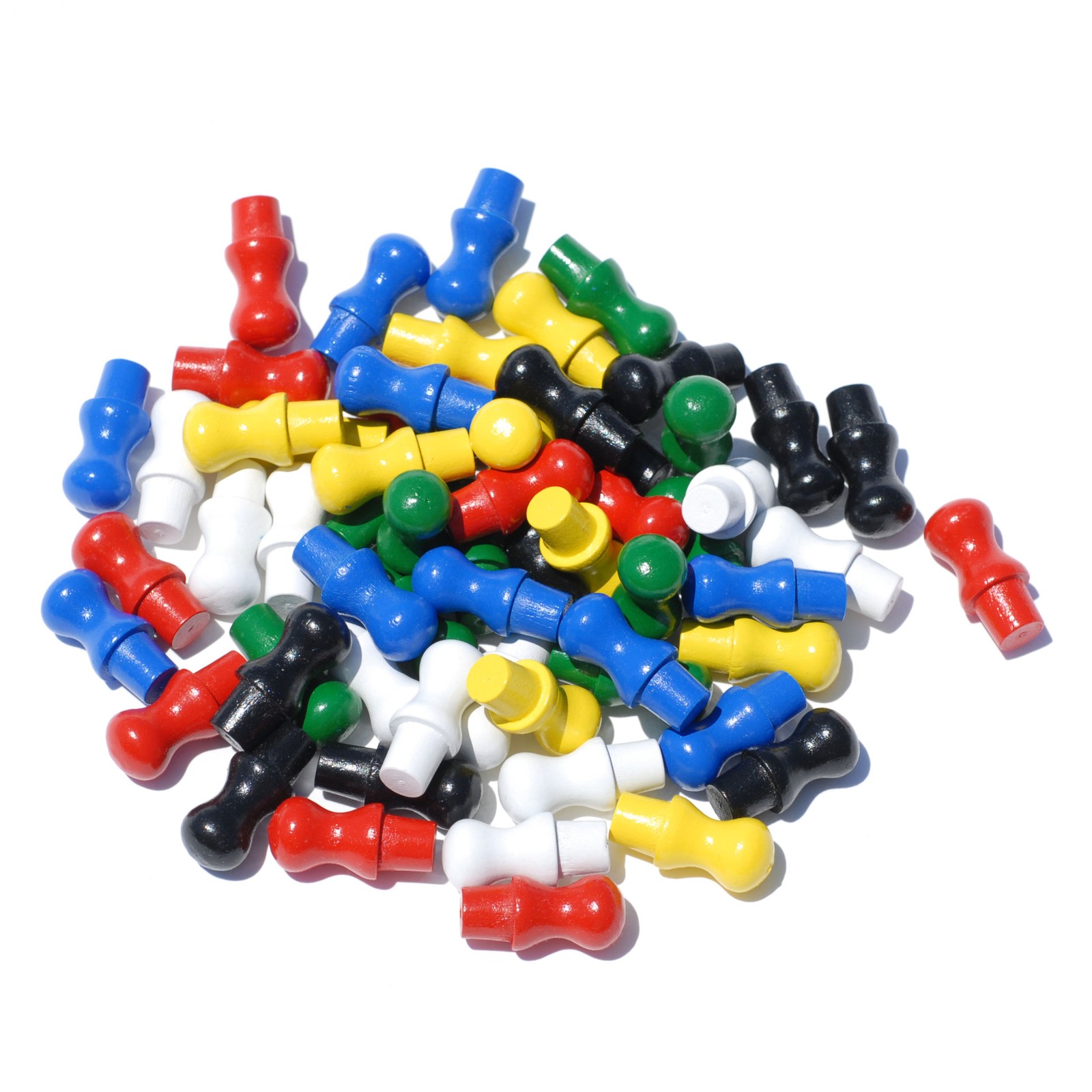 WE Games Chinese Checkers with Pegs – Solid Wood Travel Size – 7 in.