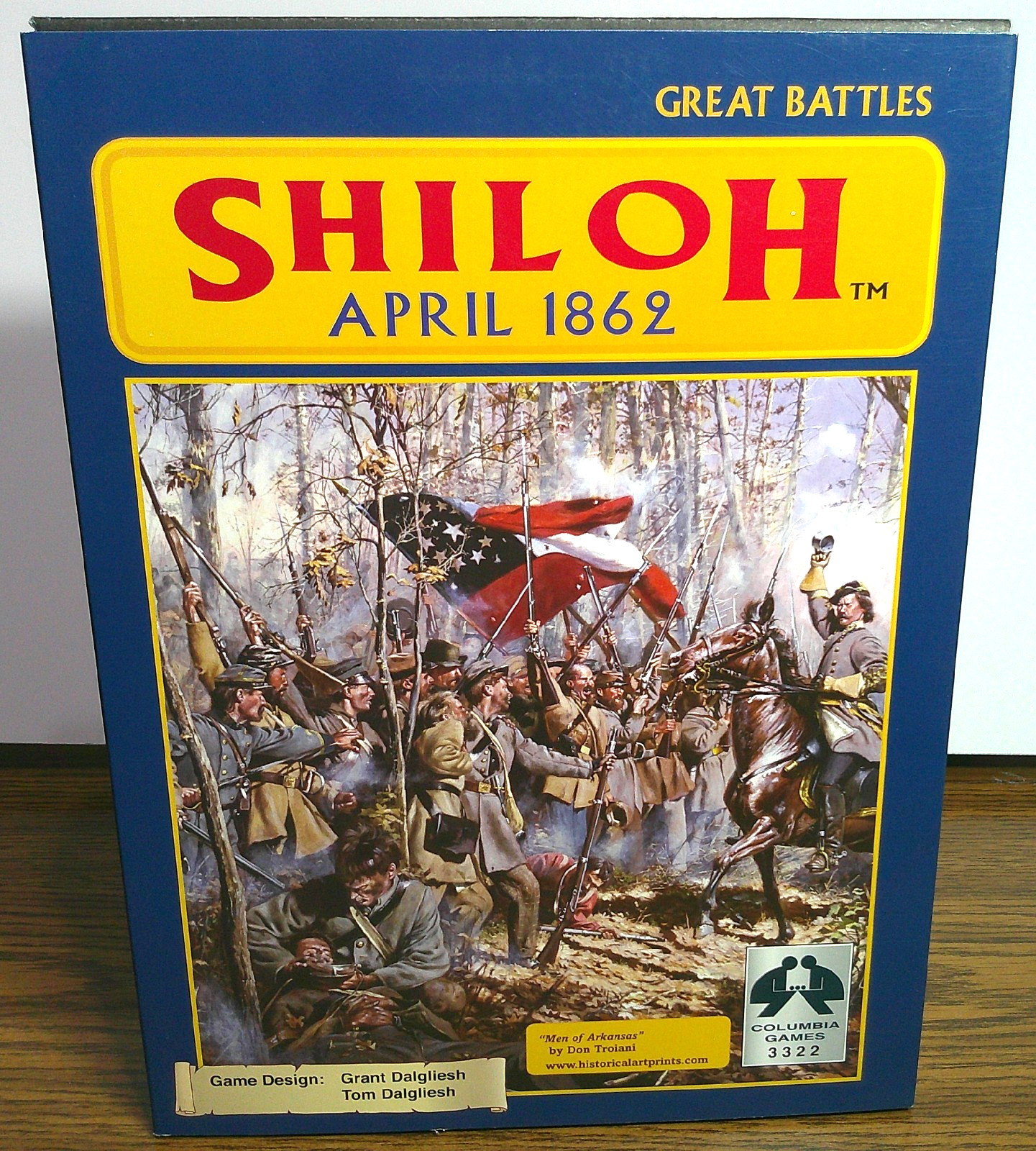 Columbia Games Shiloh April 1862 Board Game