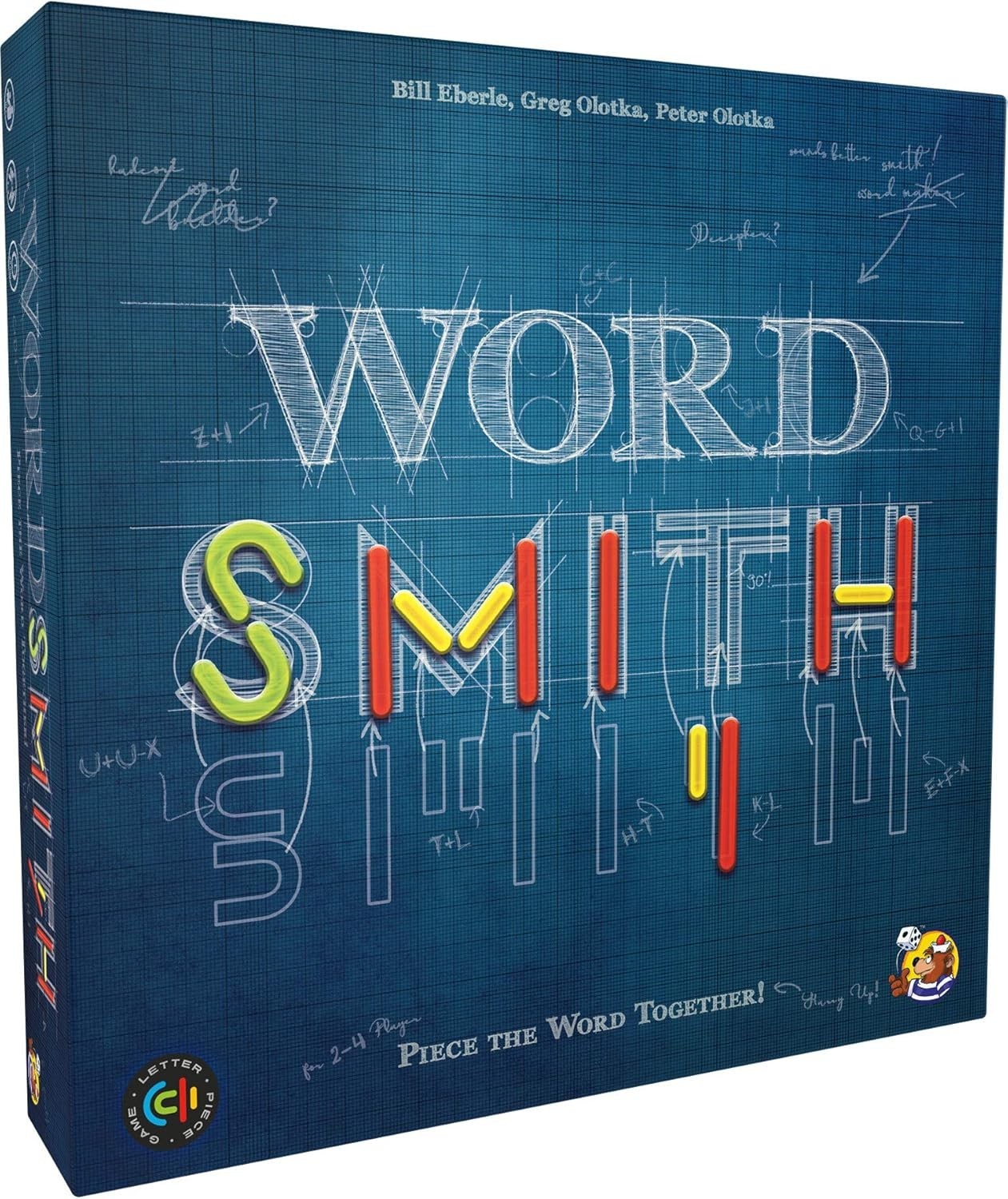Wordsmith Board Game: A Unique Word Game for 1 to 4 Players, Ages 10 and Up