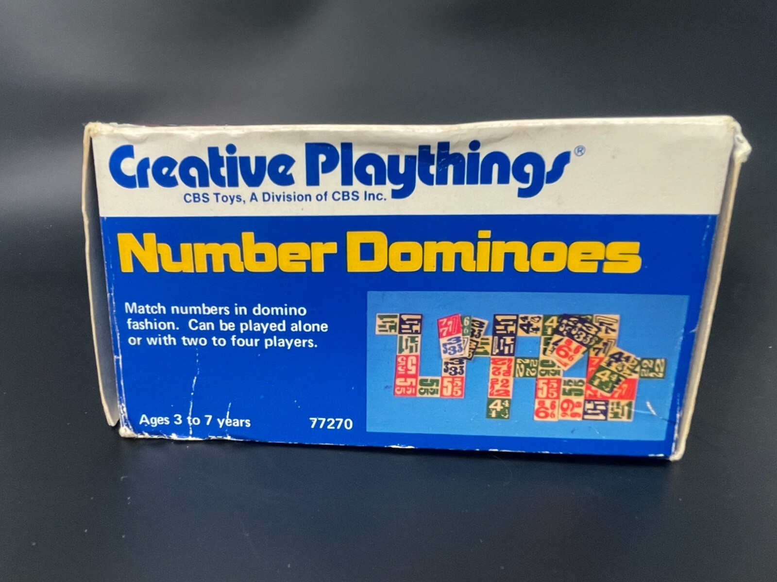 Creative Playthings Number Dominoes First Game One to Four Players USED
