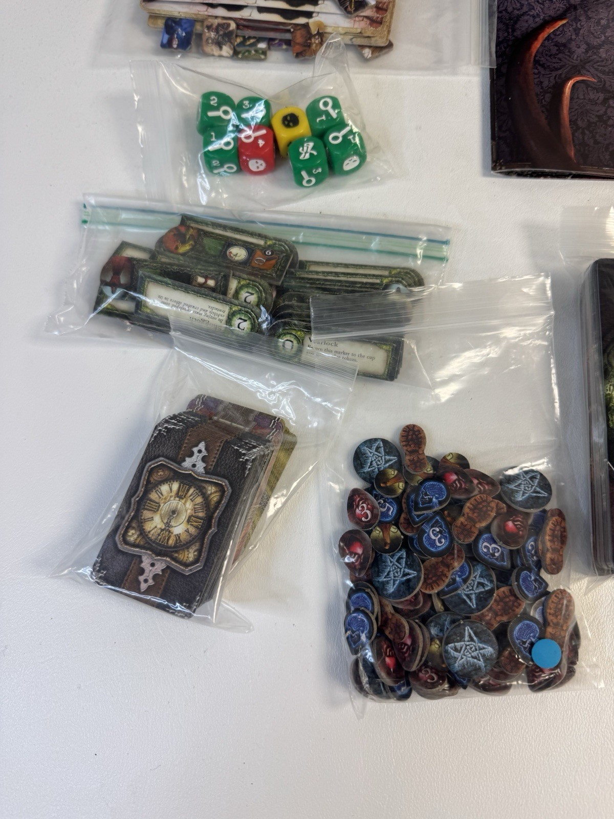 ELDER SIGN Board Game Arkham Horror Files Fantasy Flight Games Complete