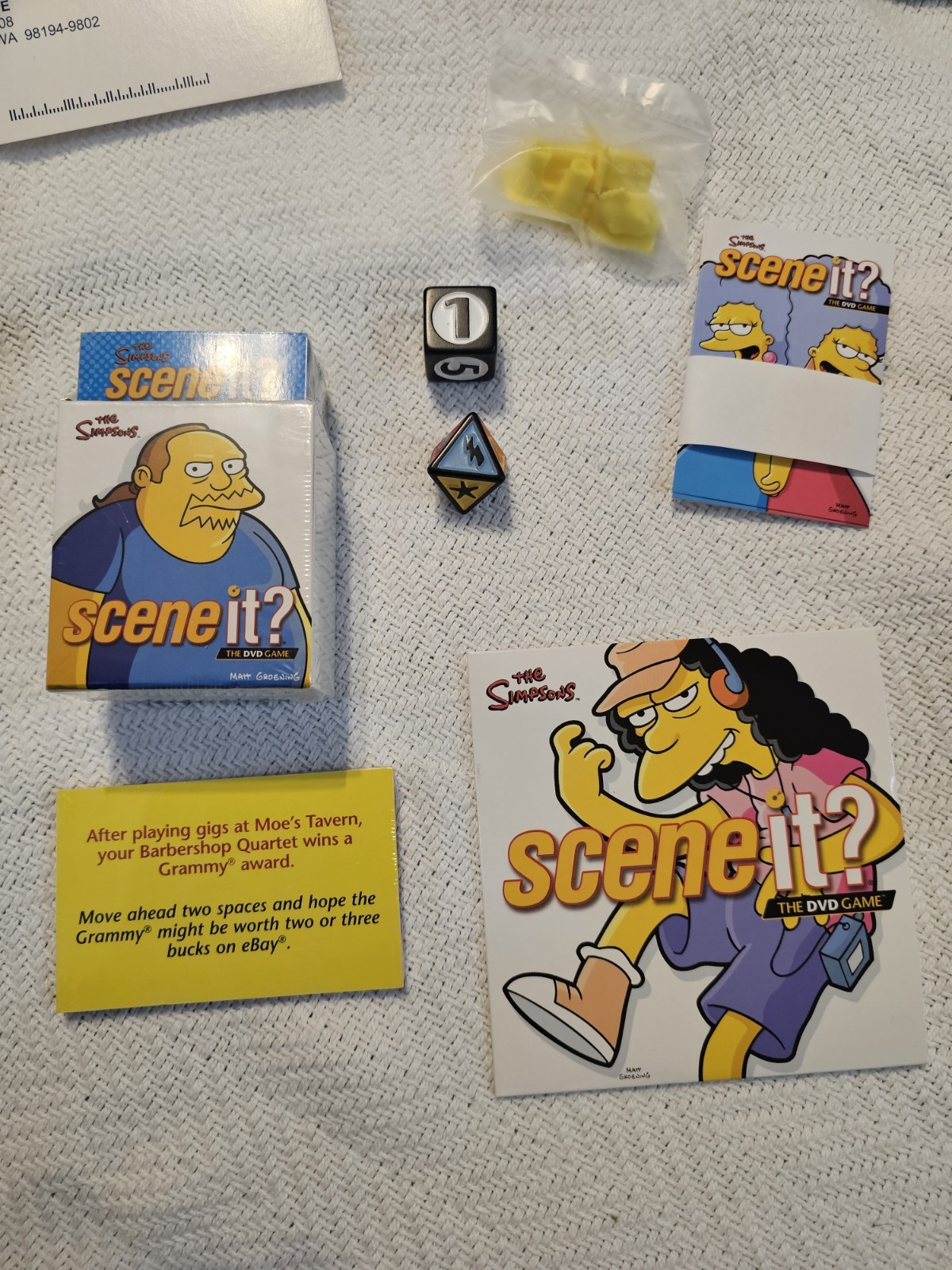 The SIMPSONS Scene IT ? Board Game DVD Game Edition OPEN BOX ,SEALED CONTENTS.