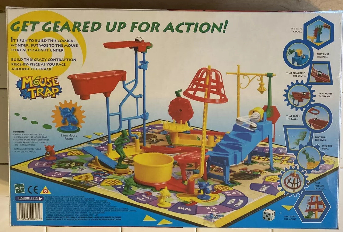 MOUSE TRAP Board Game 2005 Milton Bradley NEW Factory Sealed HASBRO