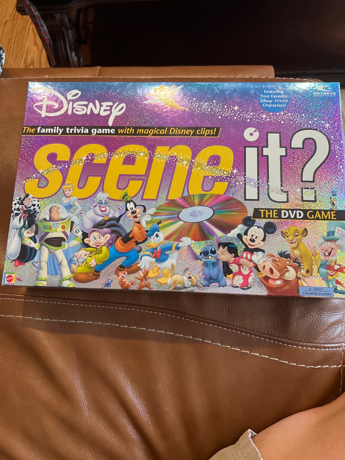 Scene it? Disney DVD Trivia Board Game by ScreenLife / Mattel 2004 Complete