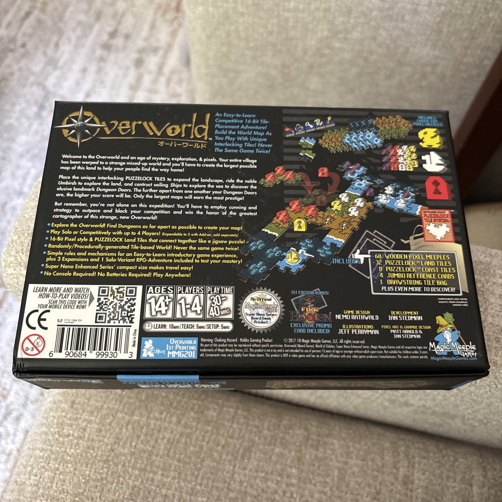 OVERWORLD Board Game Magic Meeple Games Kickstarter Edition