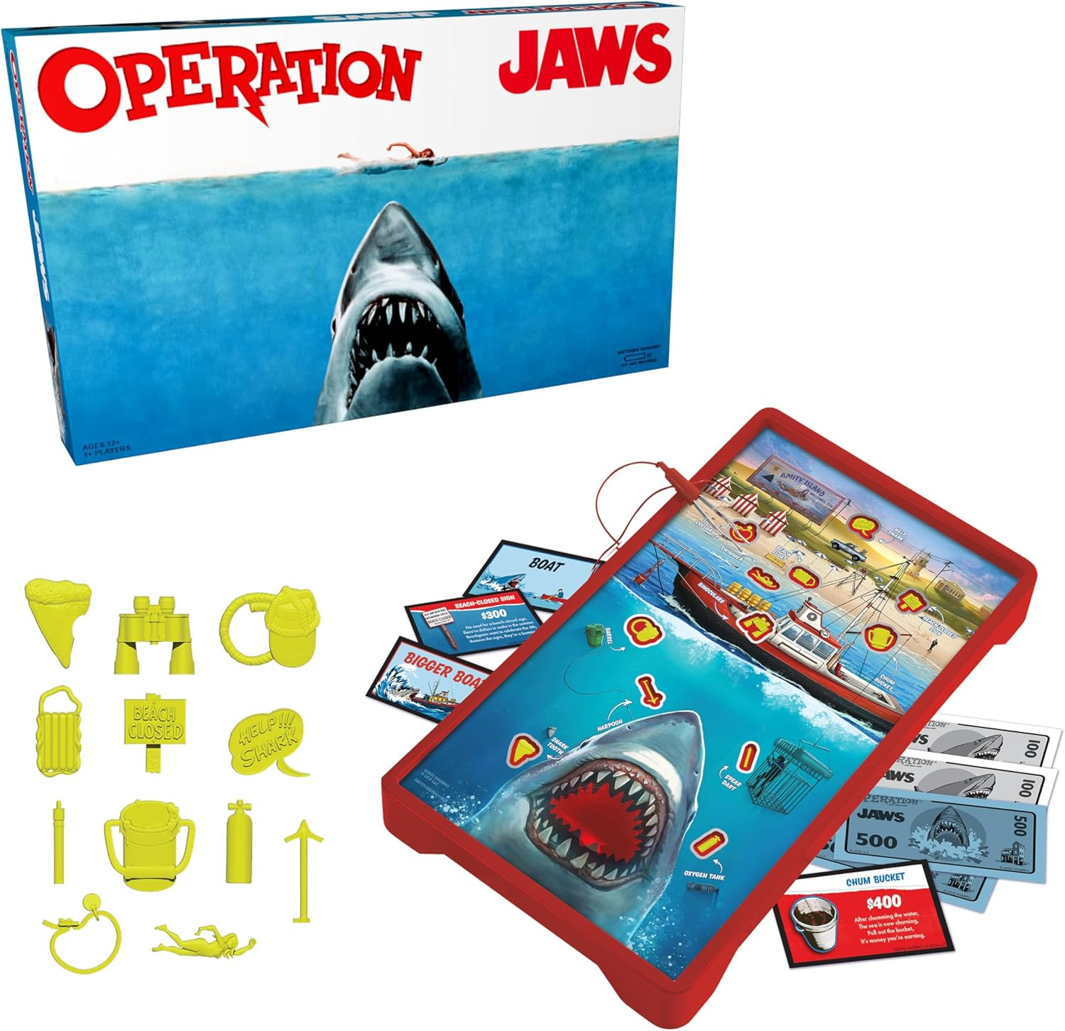 Operation: Jaws Board Game, Test Your Skills and Celebrate the 50Th Anniversary,