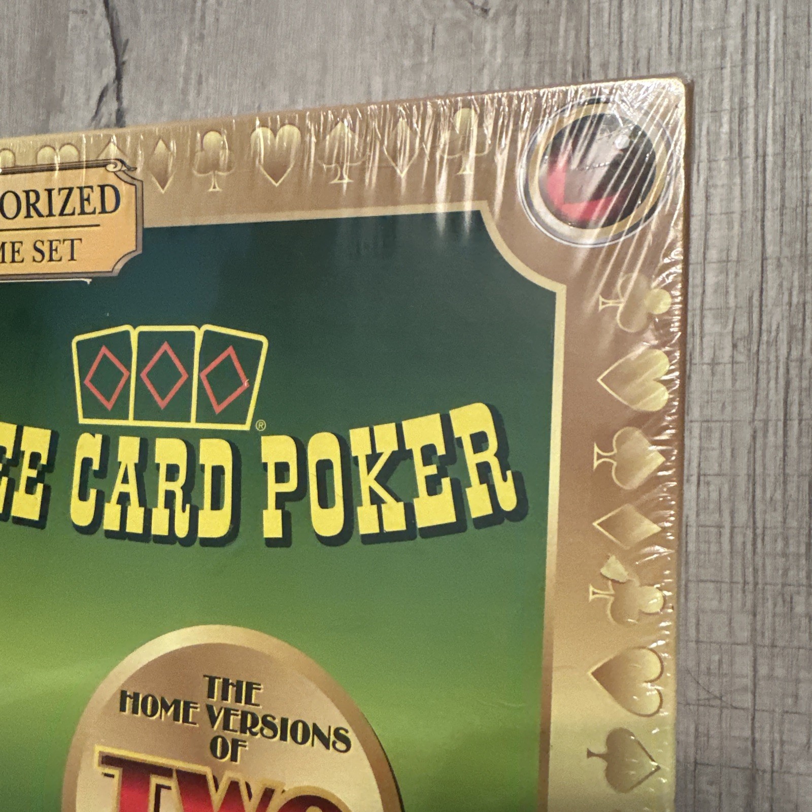 Let It Ride Three Card Poker Texas Hold ‘Em Home Casino Game Set SEALED