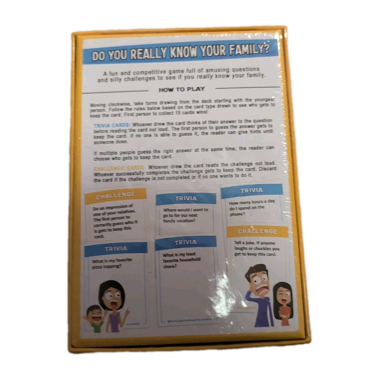 Engaging Family Game with Fun Challenges & Conversation Starters for All Ages