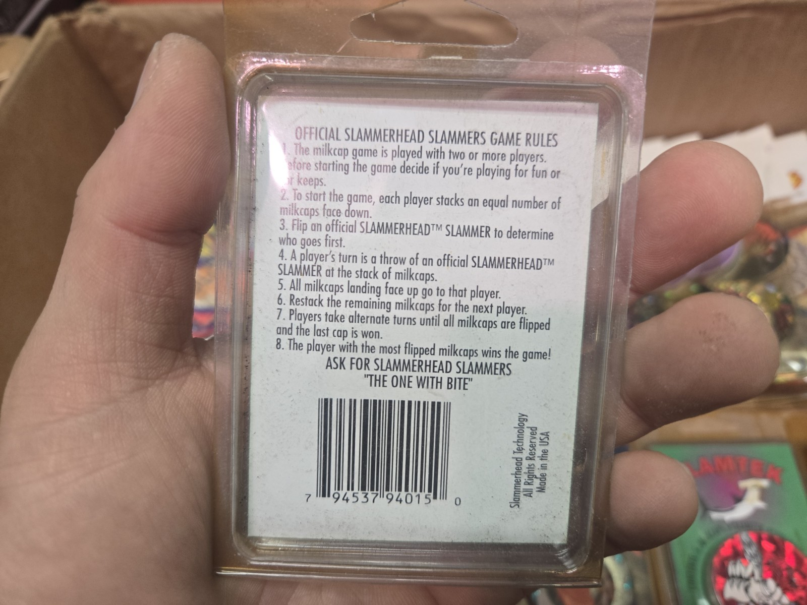 2lbs Vintage 1990s SLAMMER POG game Assorted packs
