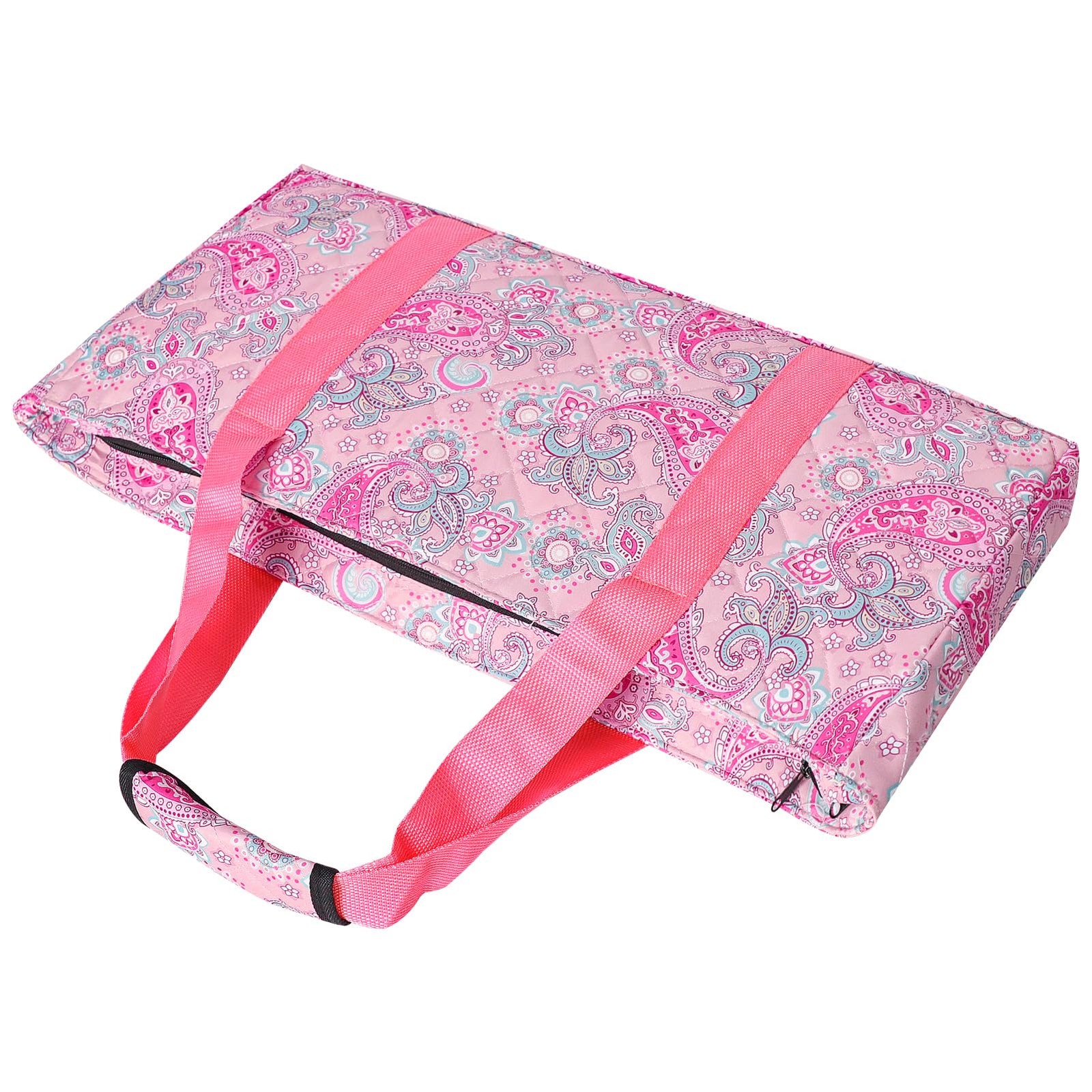 Empty Mahjong Bag, Pink Printed American Mahjong Bag with Two Wrappers (Case …