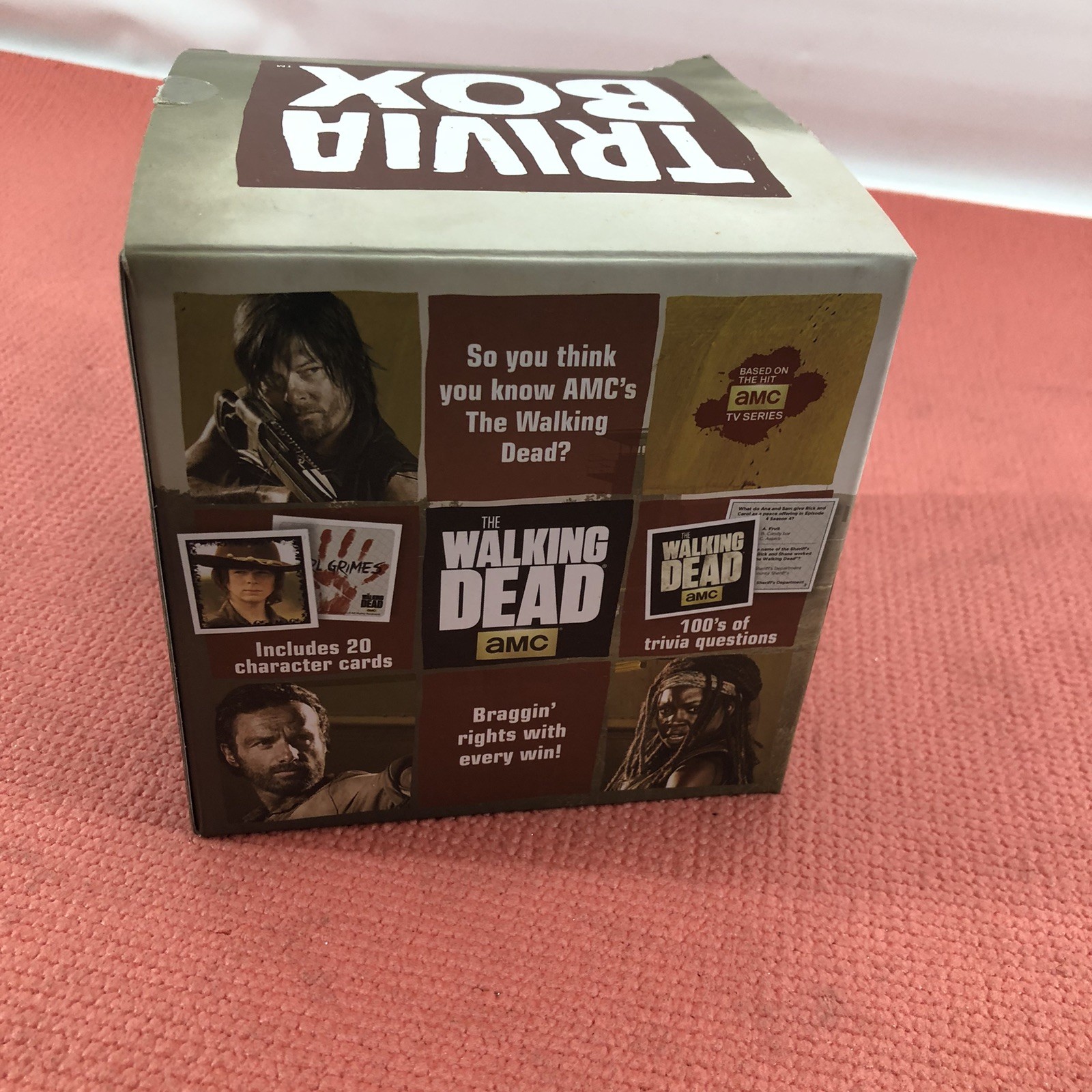 The Walking Dead Trivia Box Game New Sealed Cards AMC Film Holdings 2014