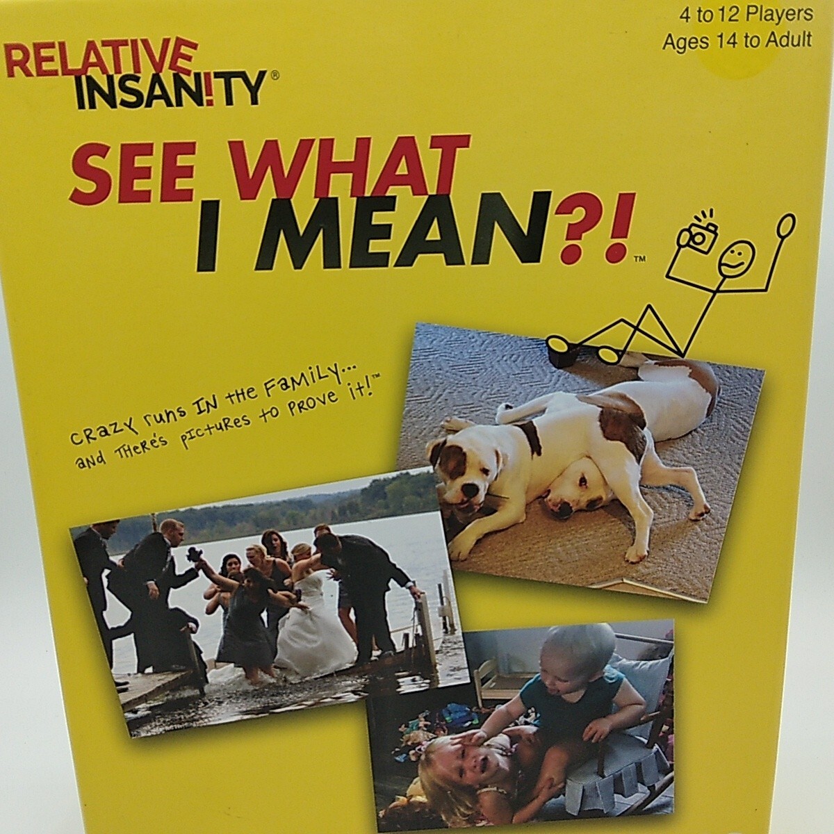 PlayMonster Relative Insanity: See What I Mean?! – Party Game with Funny Phot…