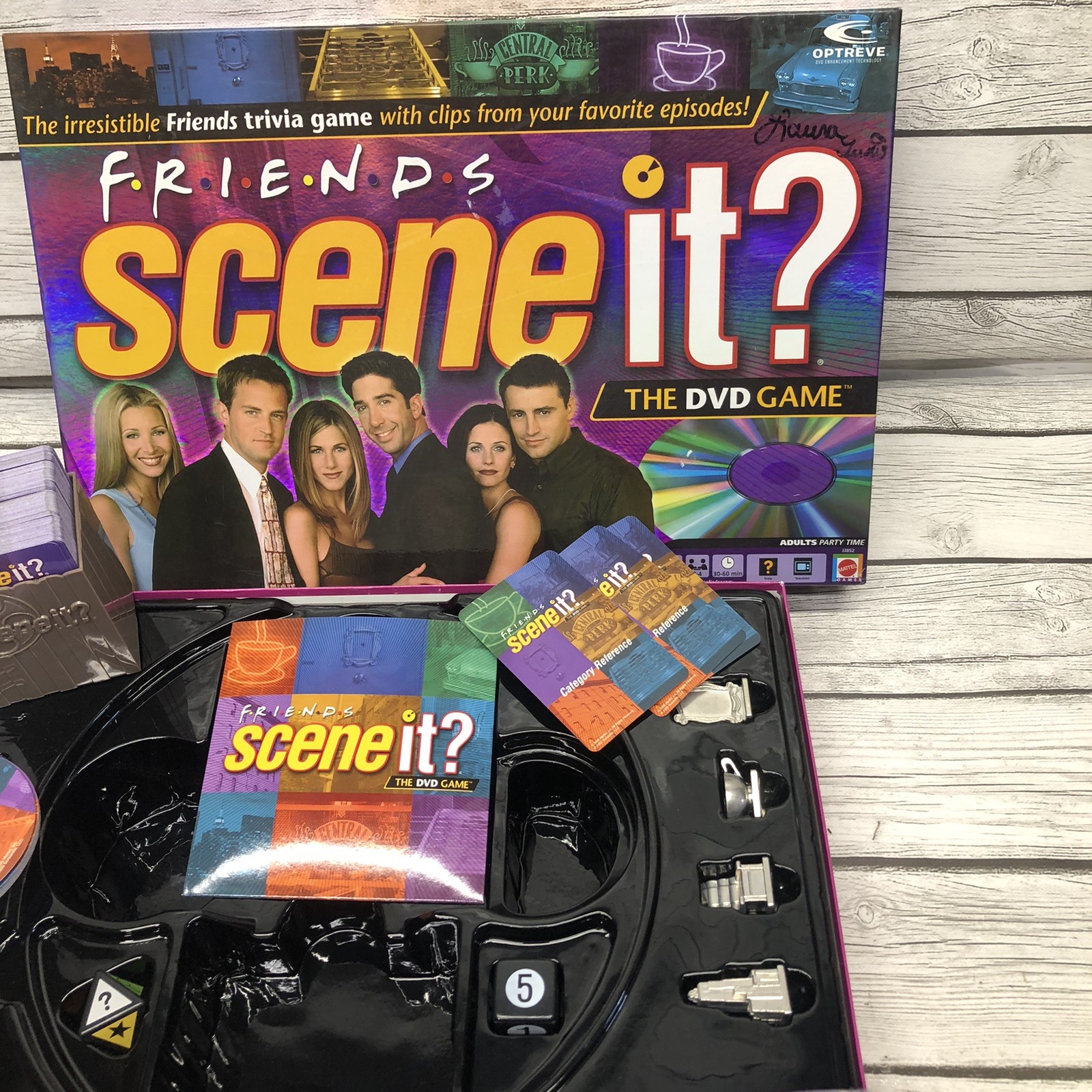 2005 Mattel FRIENDS Scene-It? DVD Trivia Board Game 100% COMPLETE / TESTED Fun!