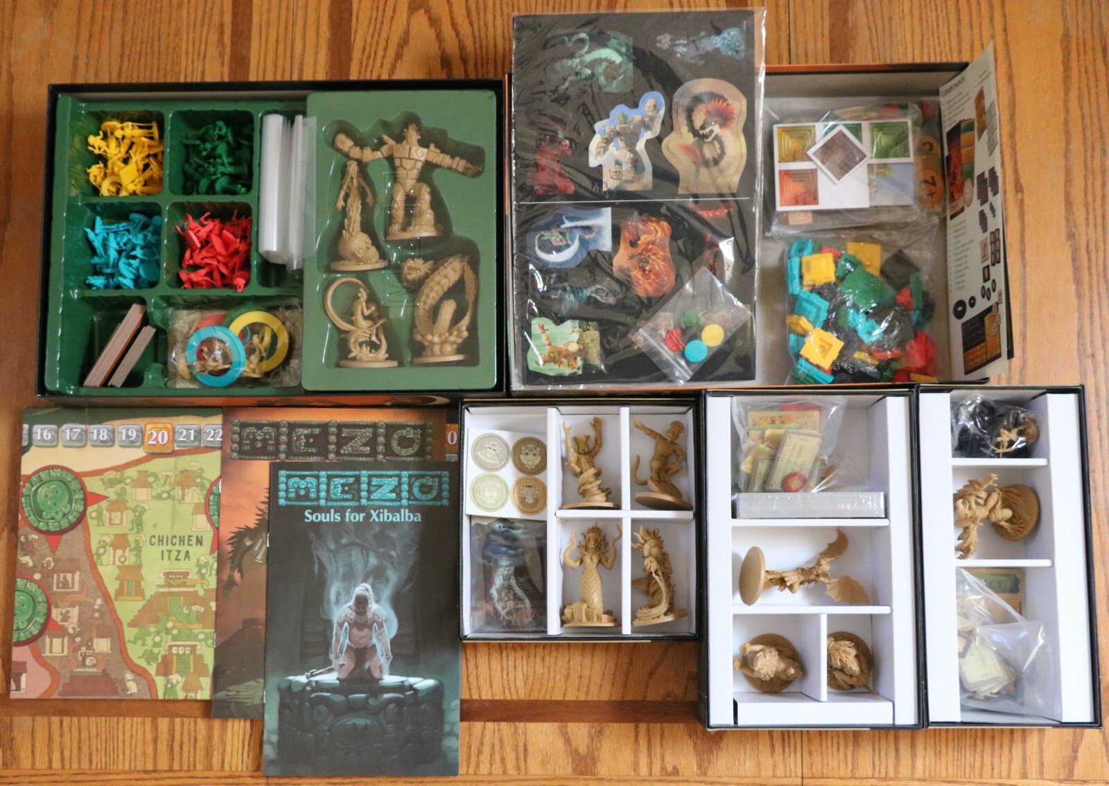 Mezo Board Game Kickstarter Edition w/ All Expansions and Add-Ons Devoted Pledge