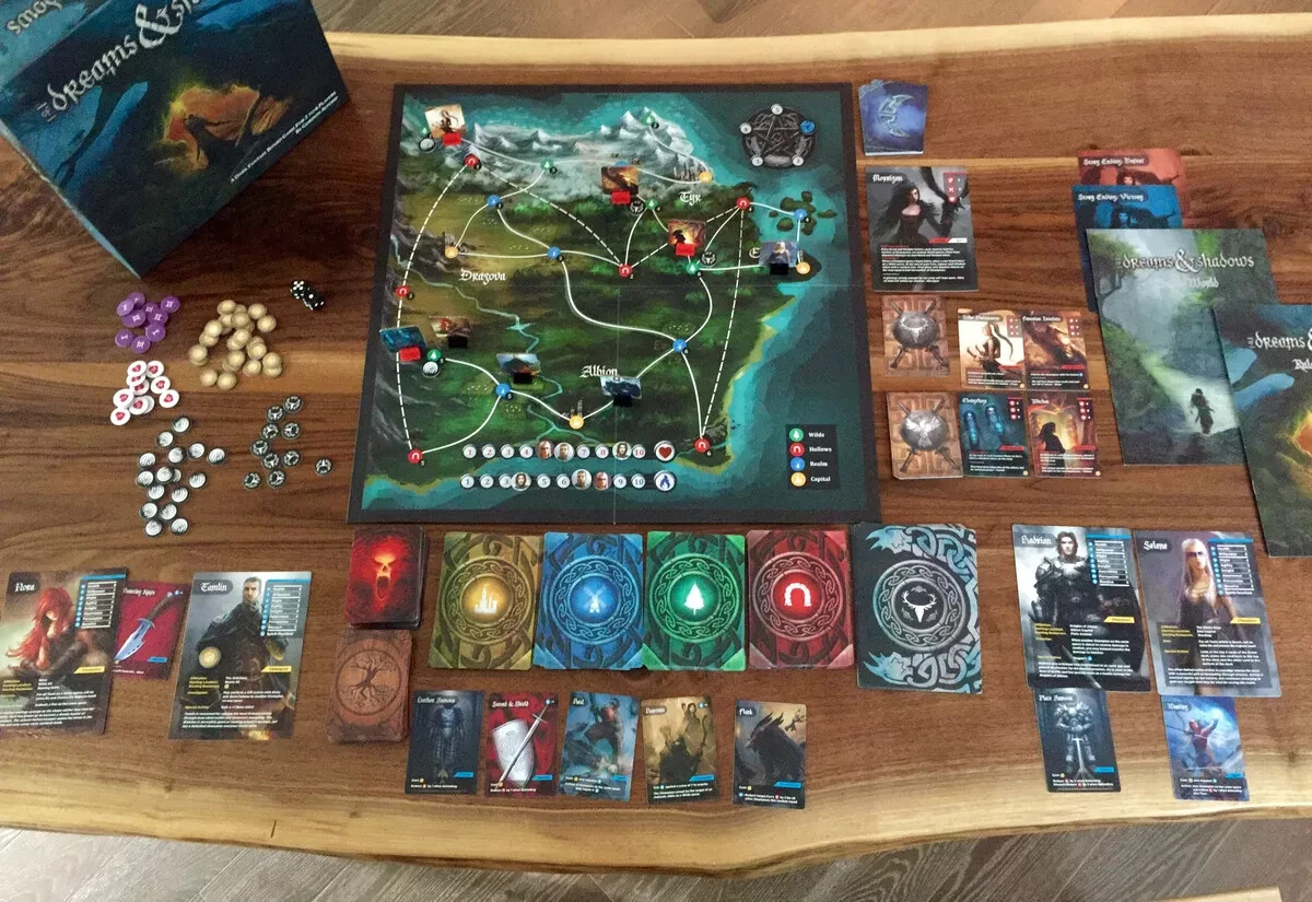 🗡️🪾 NIS Of Dreams & Shadows – Coop Dark Fantasy Board Game 🪾🗡️