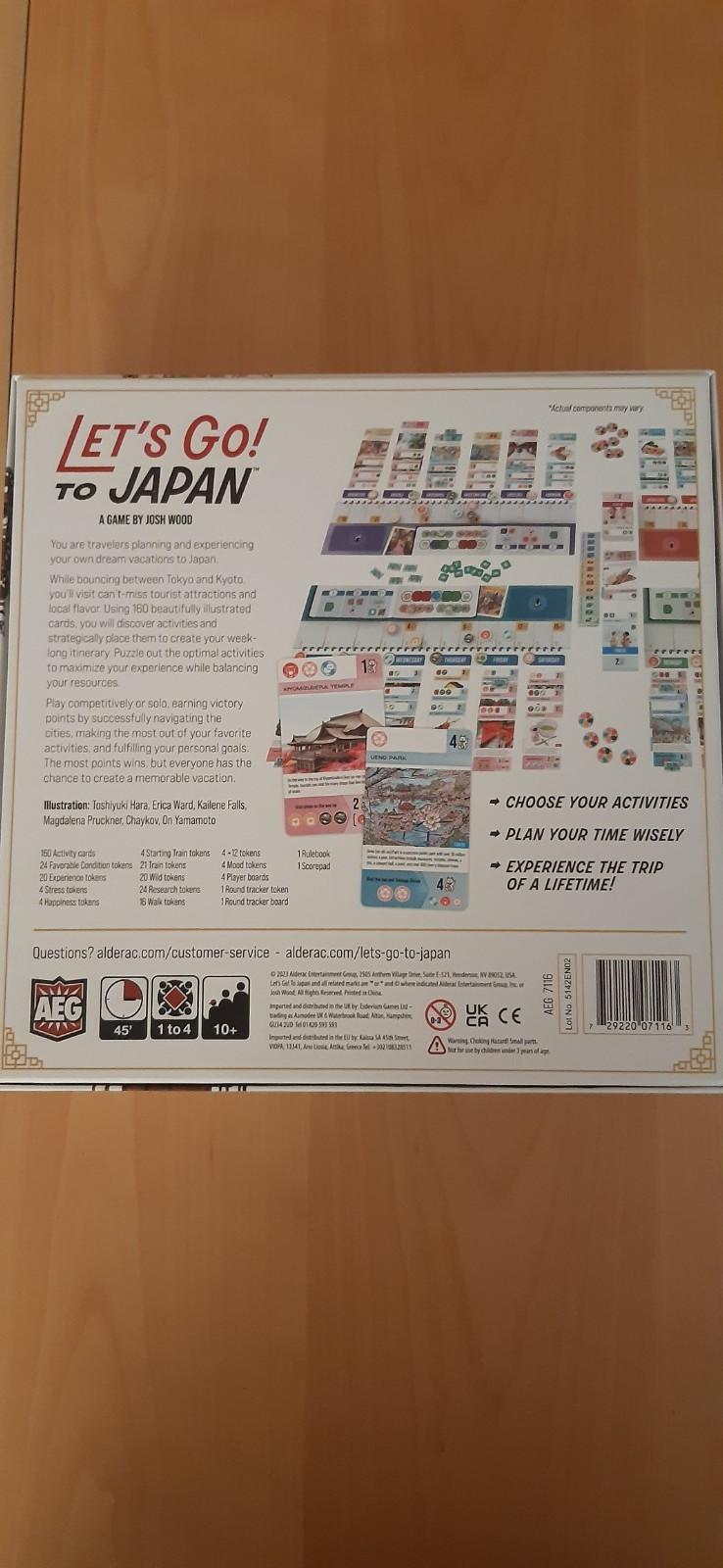 Let’s Go To Japan! Board Game AEG Games English