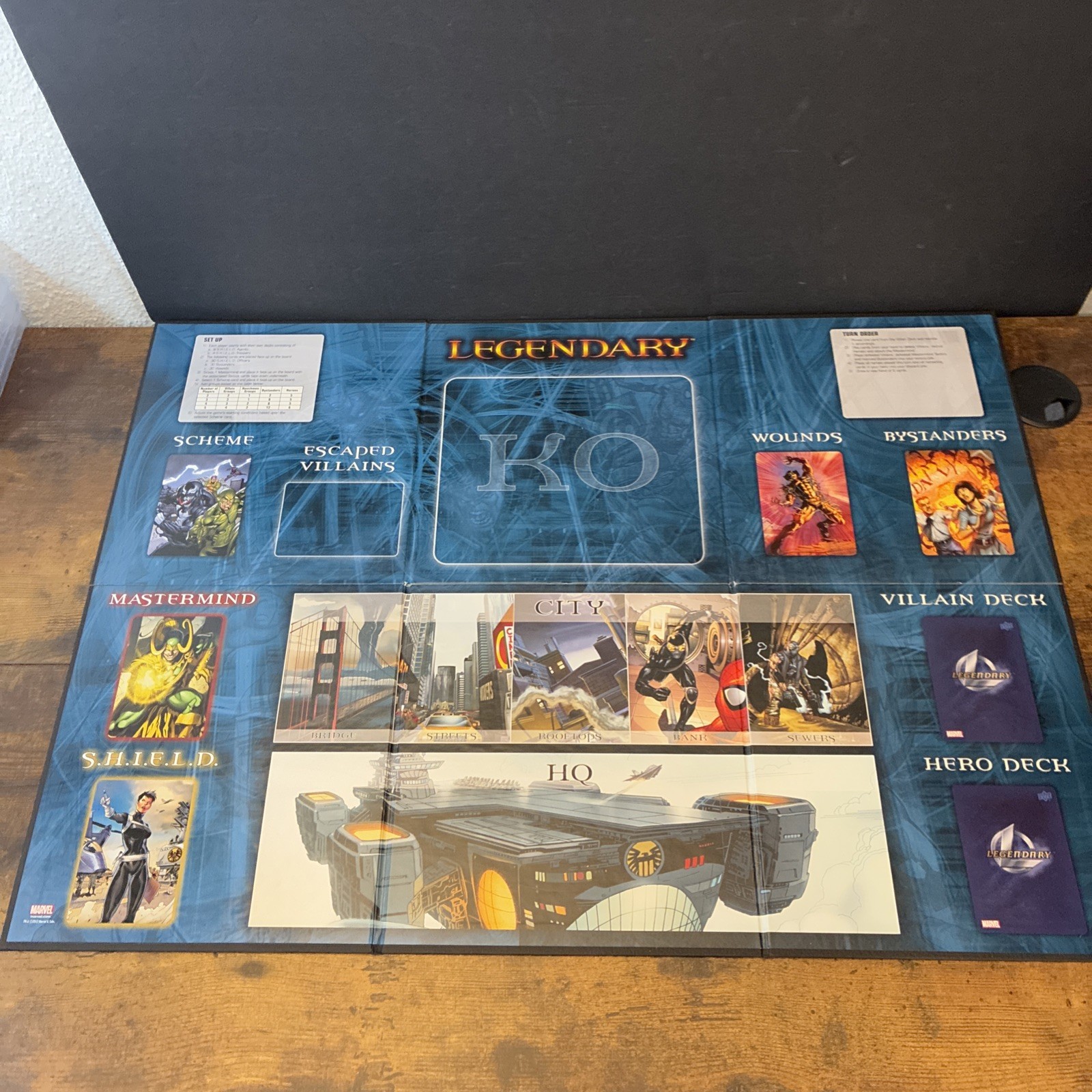 Legendary A Marvel Deck Building Card Game Base Set 2012 Missing 1 Sentinel Card