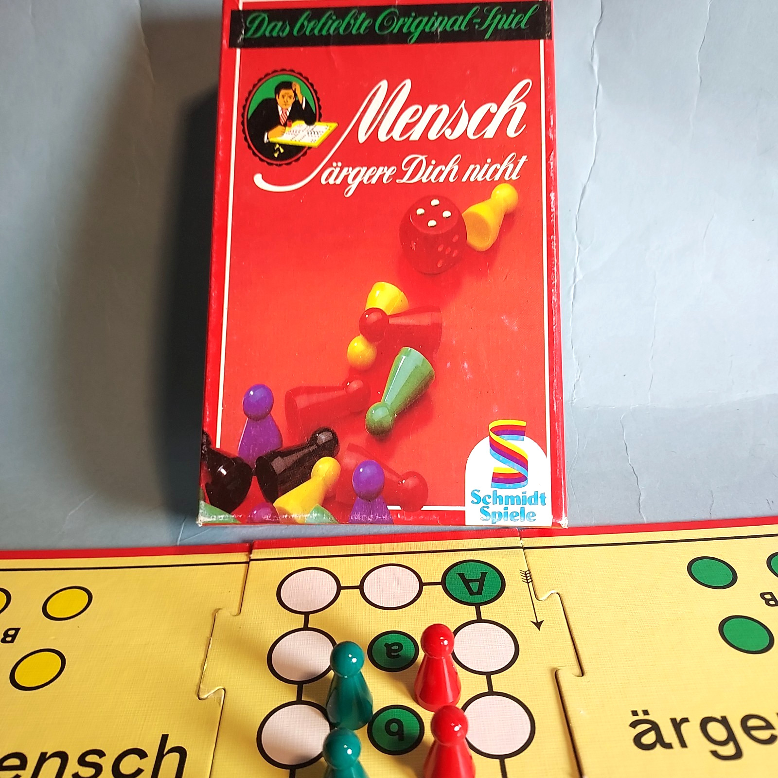 Vintage Mensch Game Complete Schmidt Spiele Excellent 1990’s