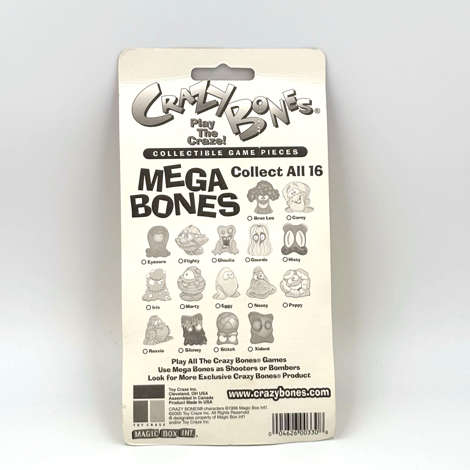1 NEW Vintage Unopened MEGA BONES Sealed Pack Gogos Crazy Bones