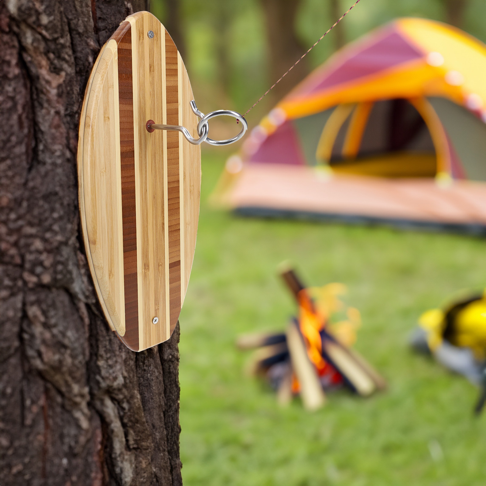 Pacific Shore Games Wooden Hook and Ring Game