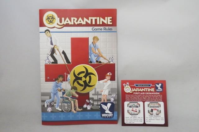 Mercury Games – Quarantine + First Aid Expansion – Run the Best Hospital (EX)