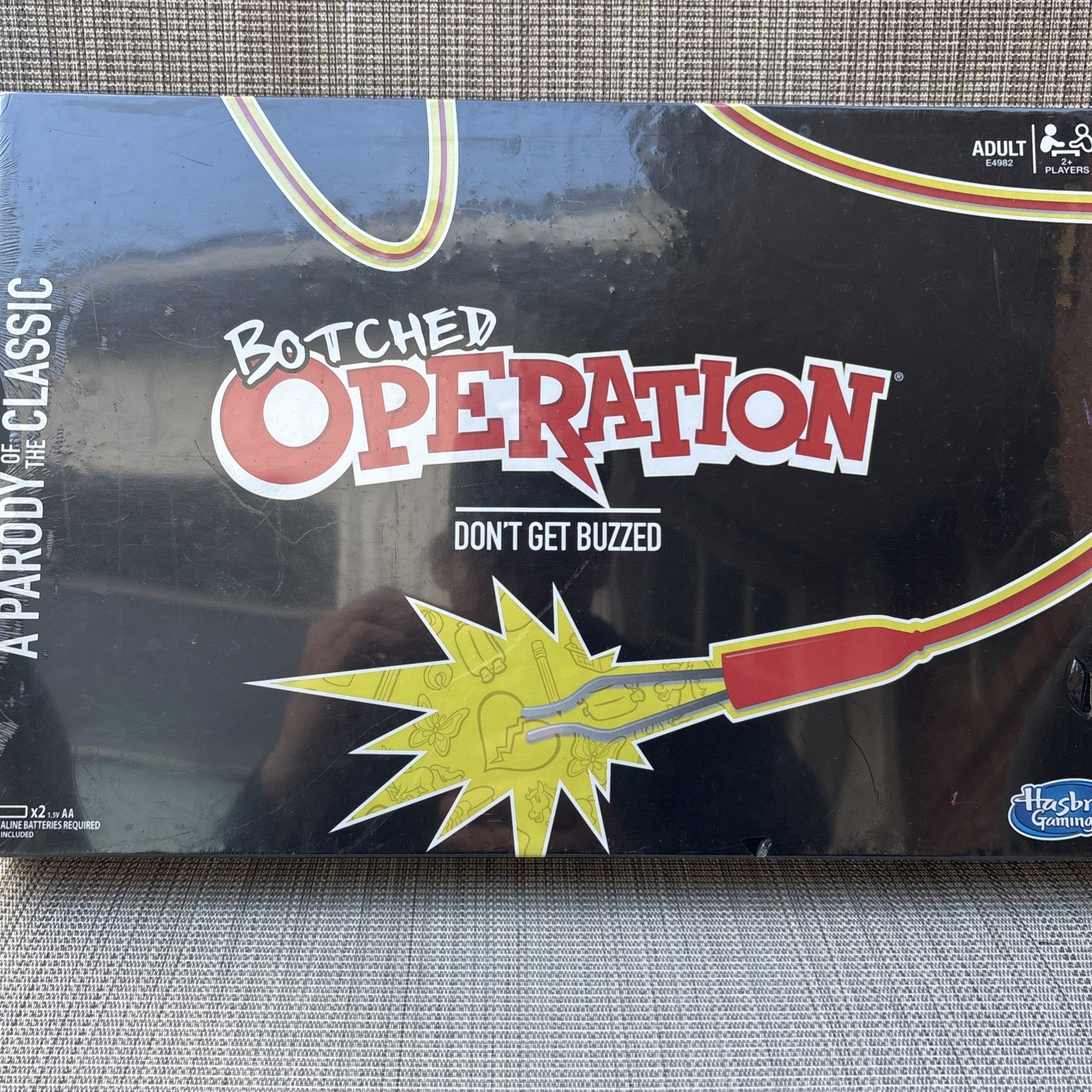 Hasbro Botched Operation Board Game Electronic Parody Game for Adults New Sealed