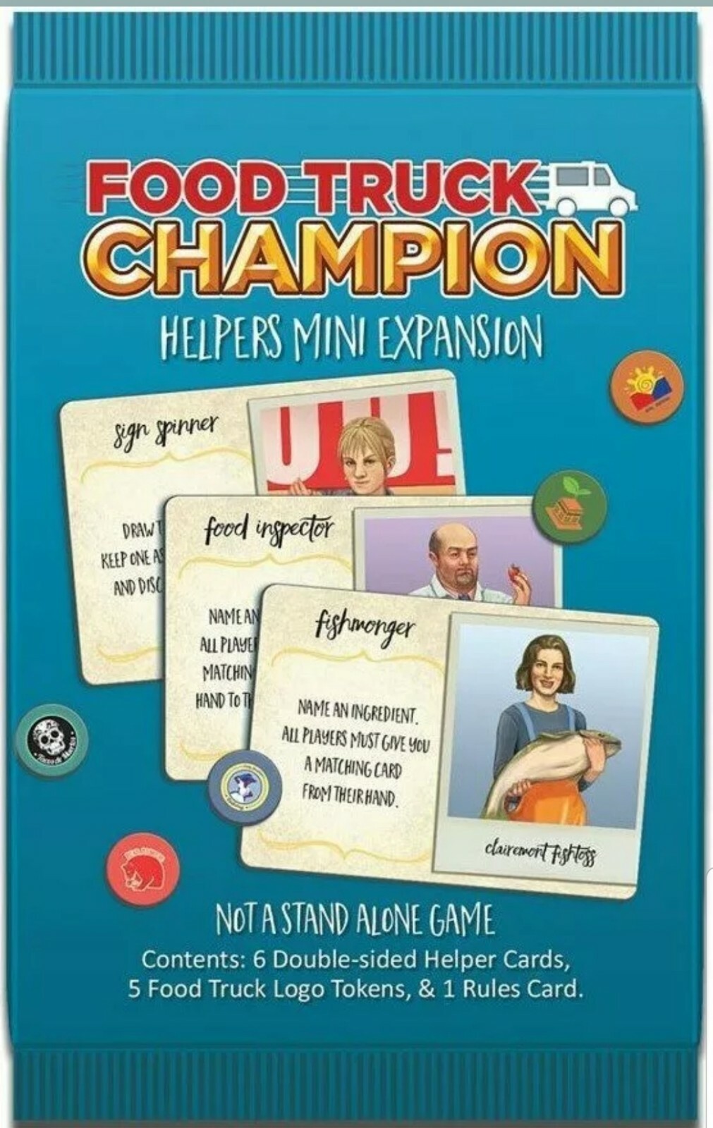 Food Truck Champion: Helpers Mini Expansion Daily Magic Games BRAND NEW DMG Rare