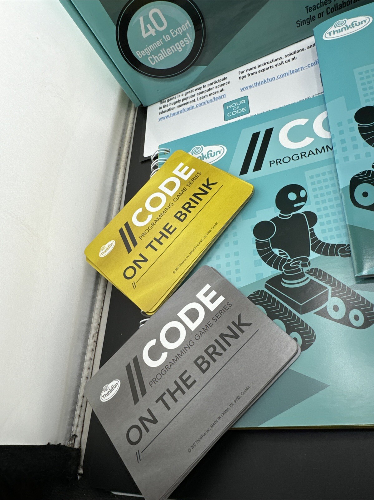 ThinkFun Code Programming Game Series – On The Brink – Core Coding Concepts STEM