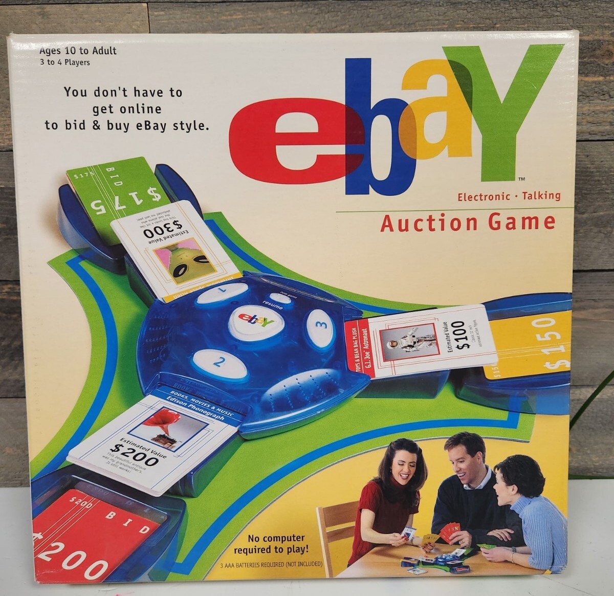 Ebay Auction Game Electronic Talking Board Game -OPEN BOX-