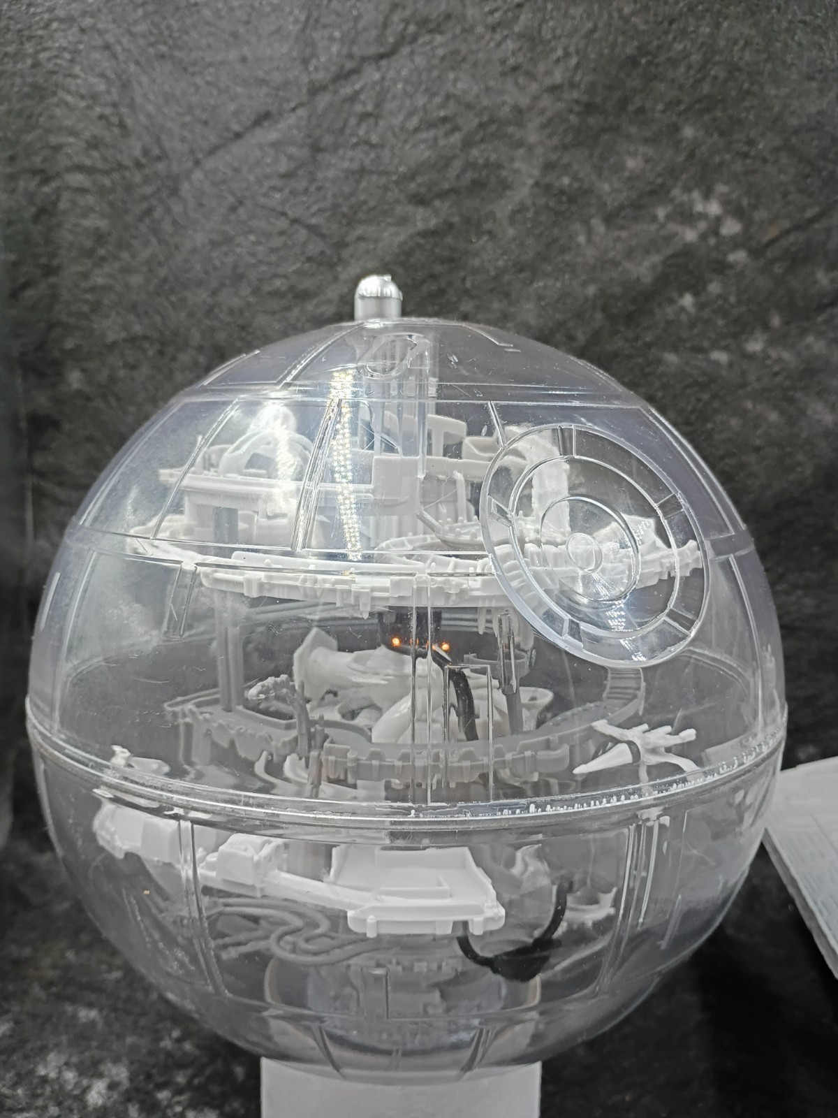 Perplexus Star Wars Death Star 3D Maze Ball Game Electronics Not Working + Grogu