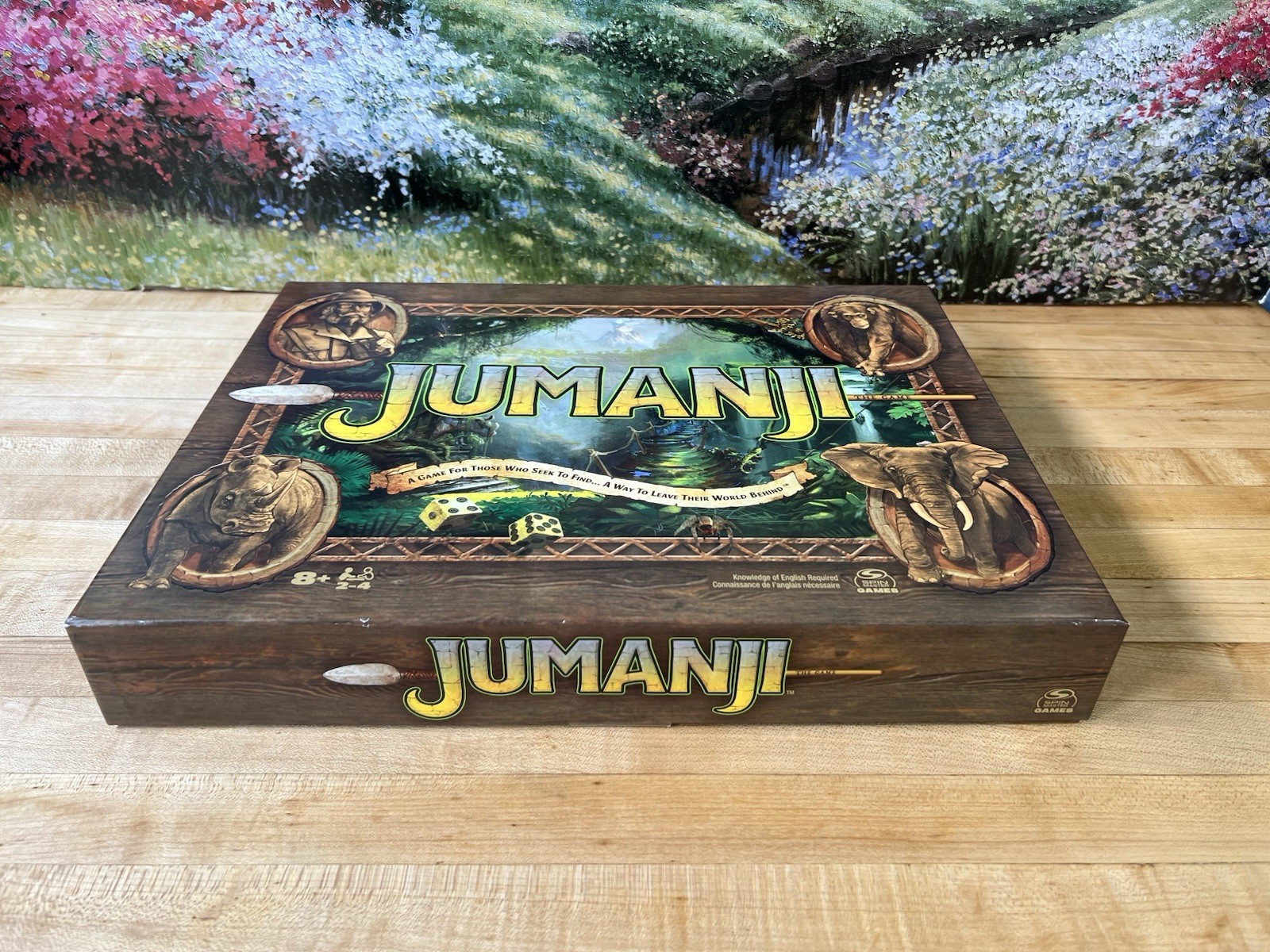 Jumanji The Game Classic Adventure Board Game Spin Master Games 2022 Complete