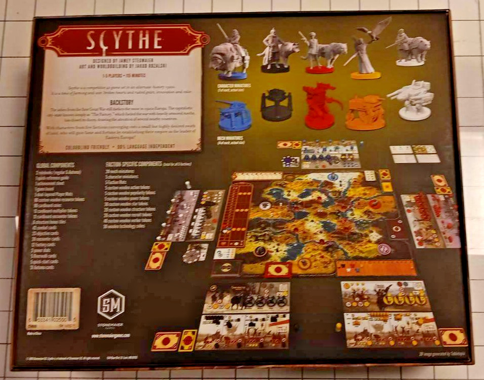 SCYTHE The Board Game – Stonemaier Games (2015) 100% Complete